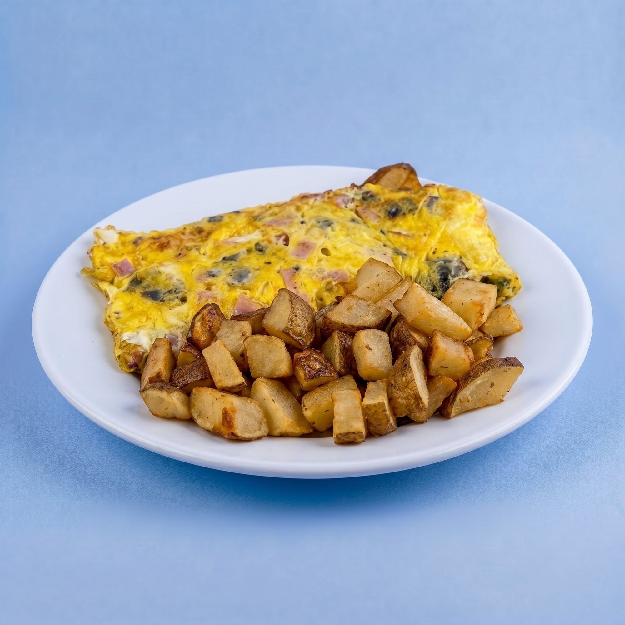 Ham and Mushroom Omelete