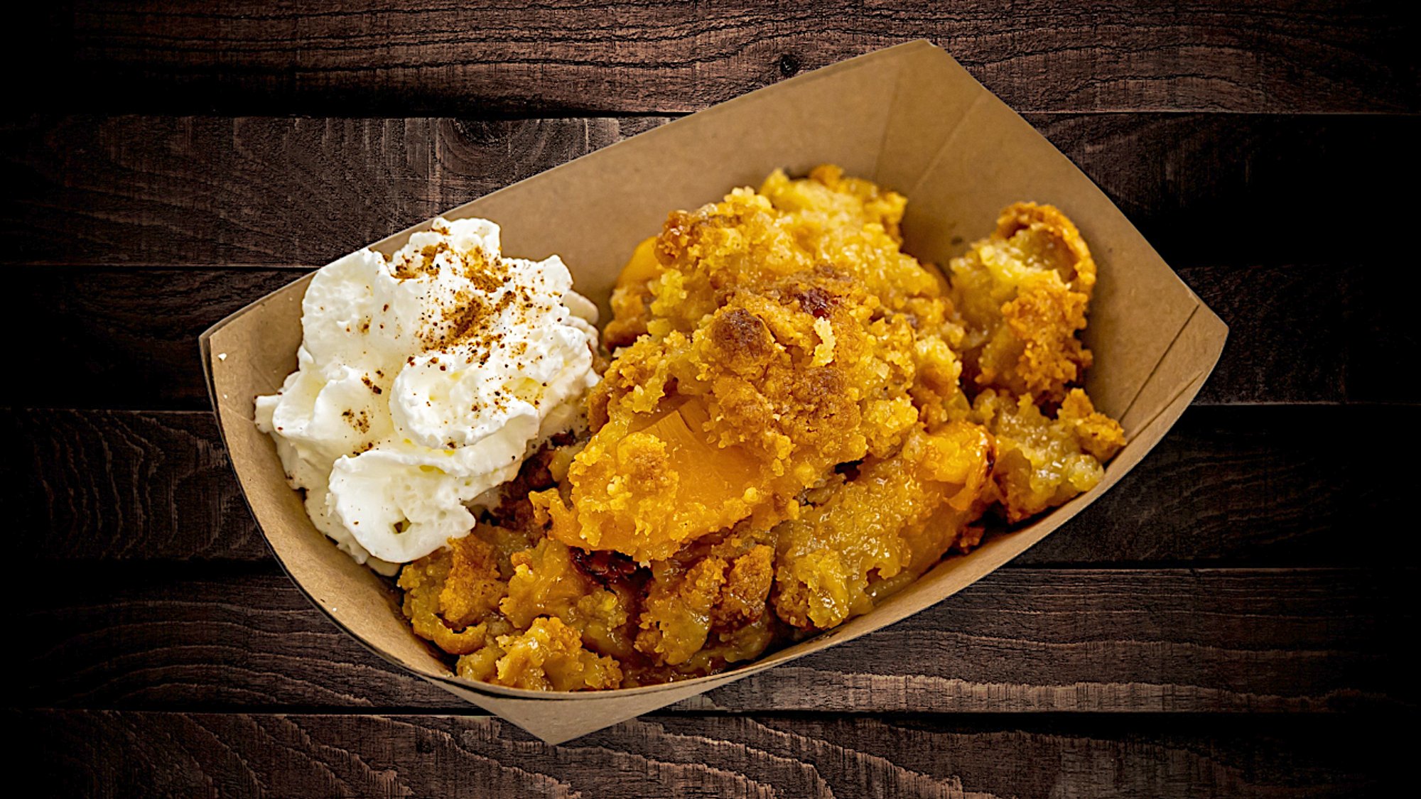Honey Bourbon Peach Cobbler