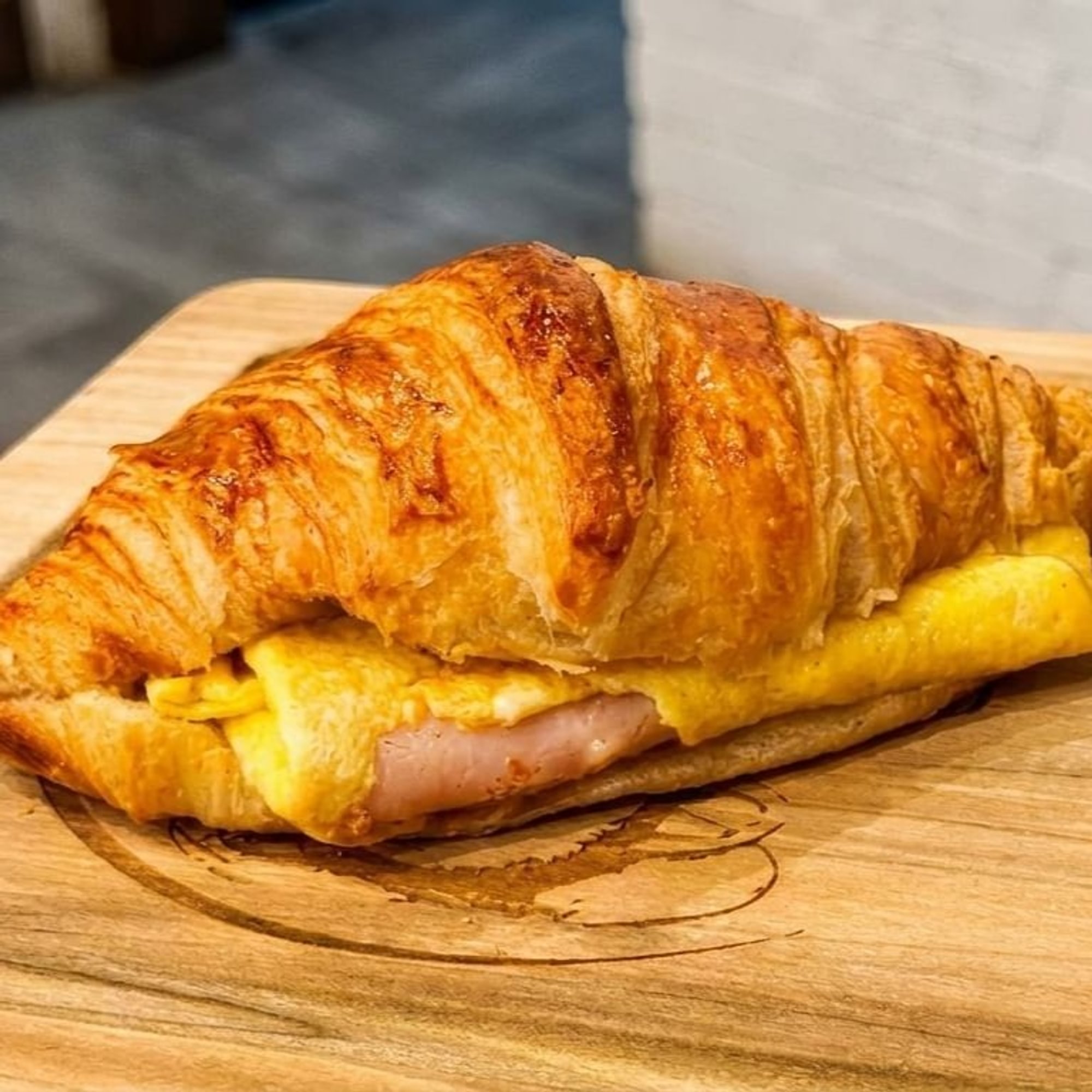 Ham, Egg and Cheddar cheese
