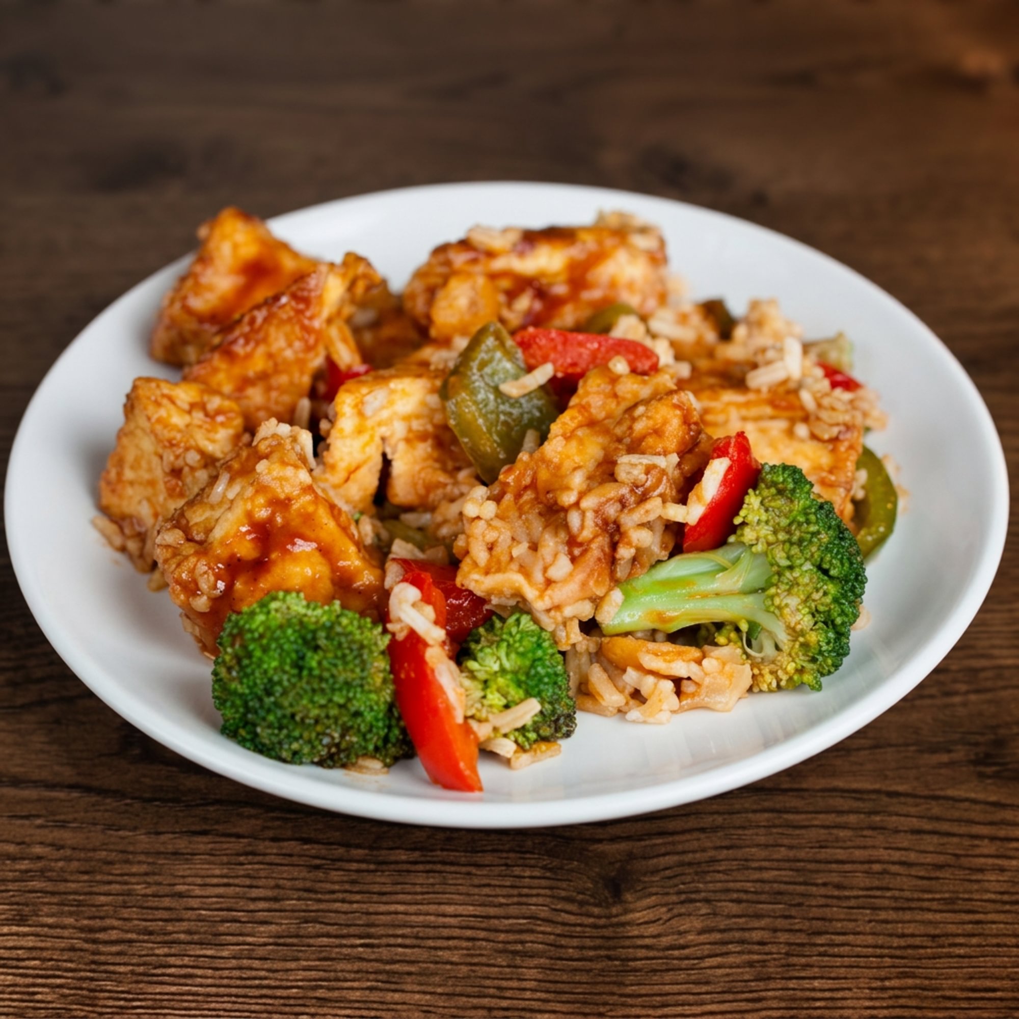 General Tso's Tofu / 左宗豆腐