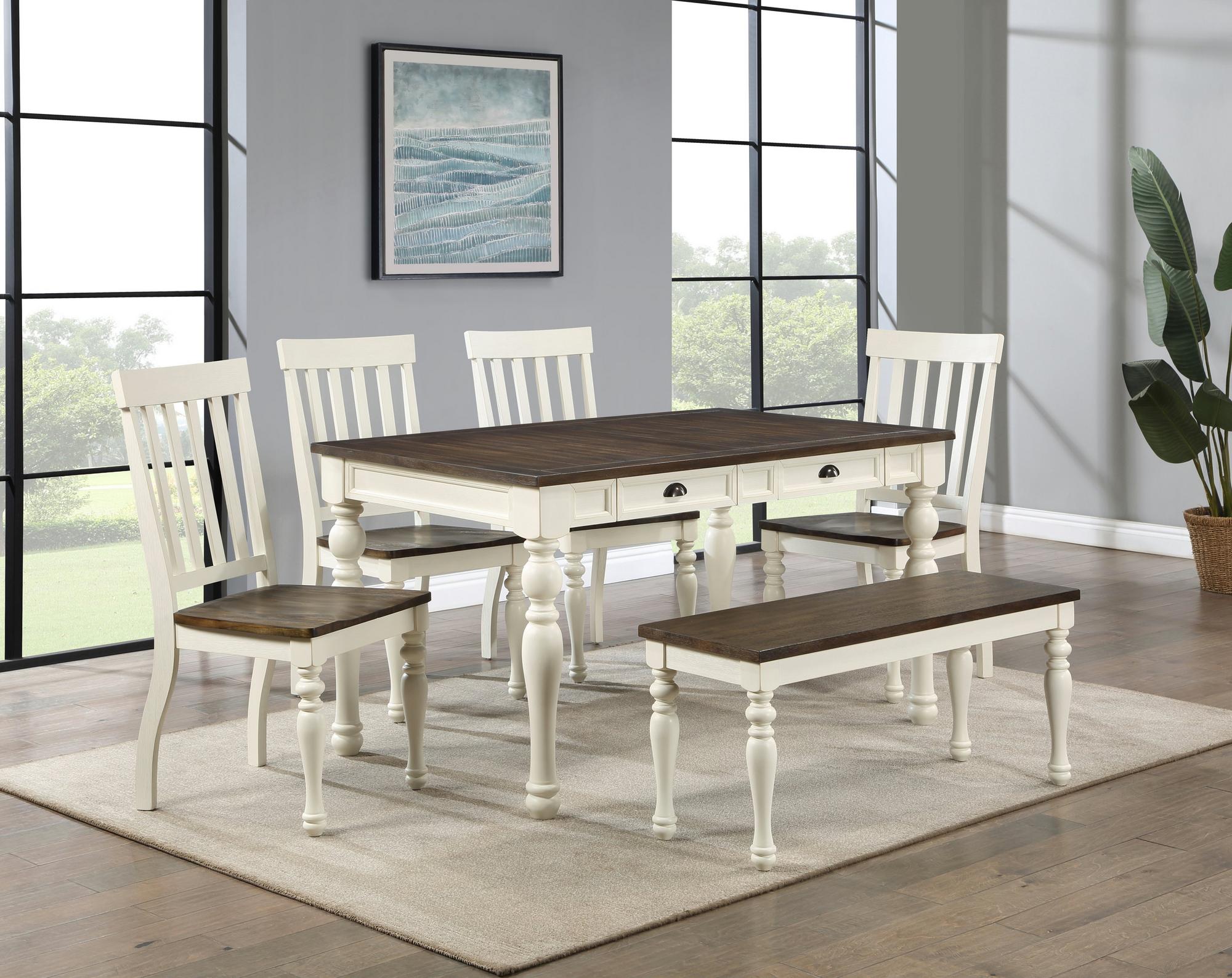 Joanna 6 - Piece Dining Set w/ Bench