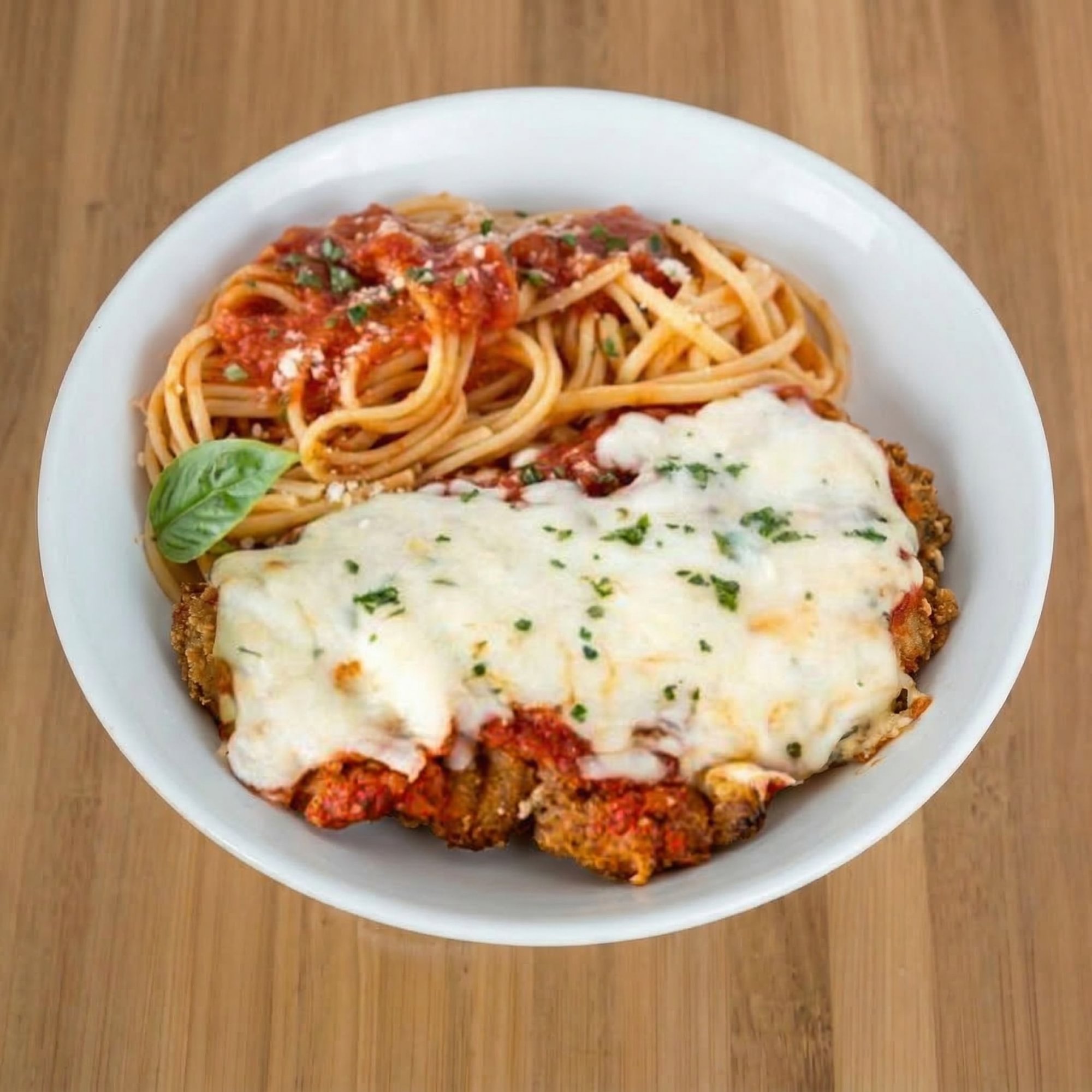 Eggplant Parmigiana Dinner