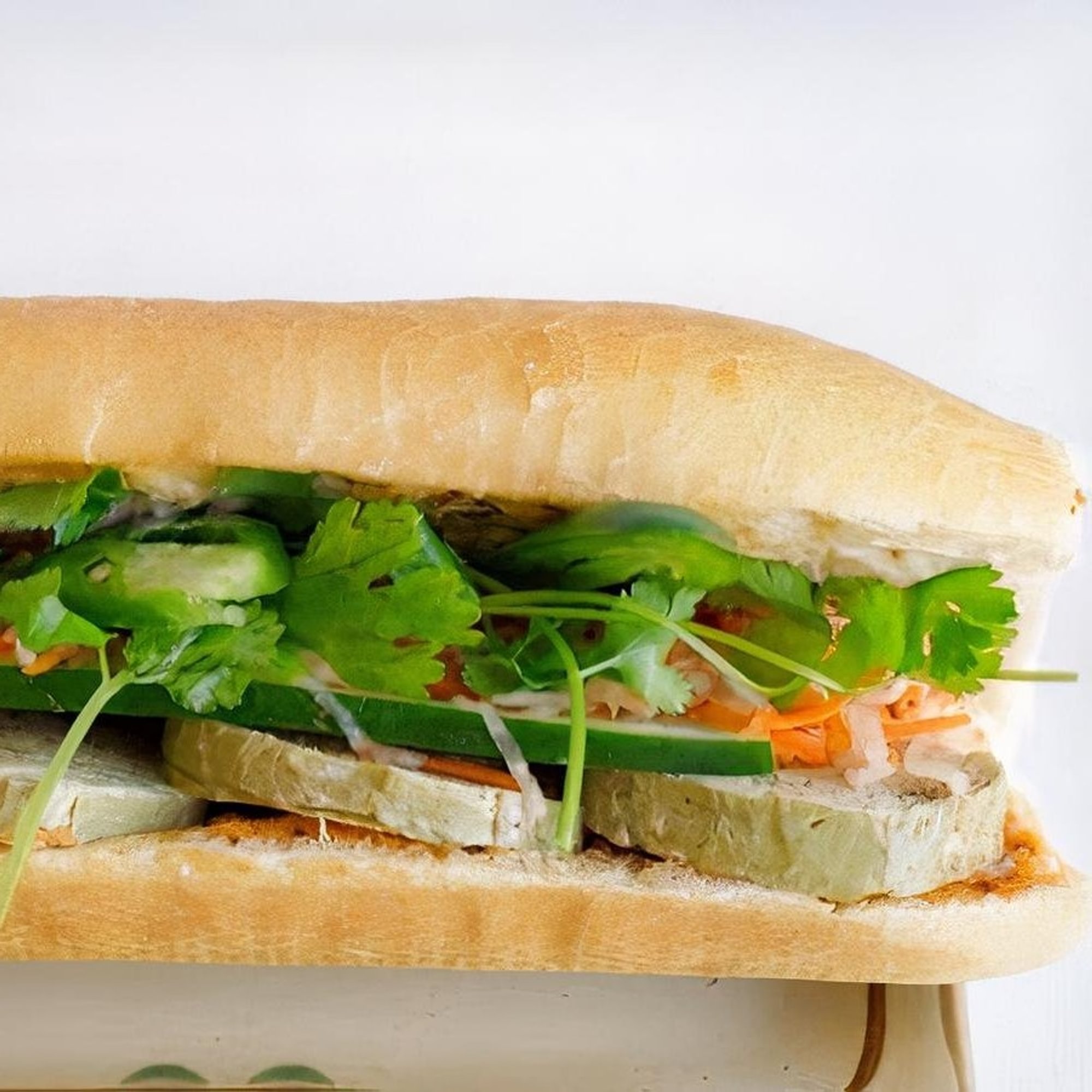 B6. Tofu Ham Sandwich