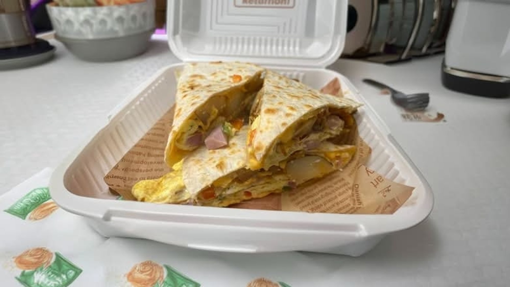 Loaded Breakfast Quesadilla