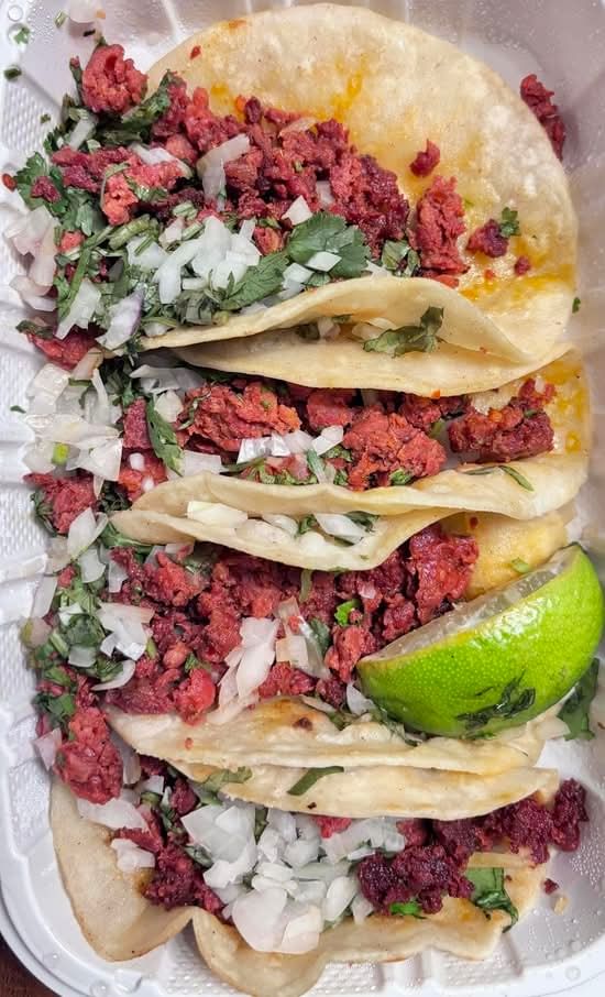 4 Chorizo Tacos