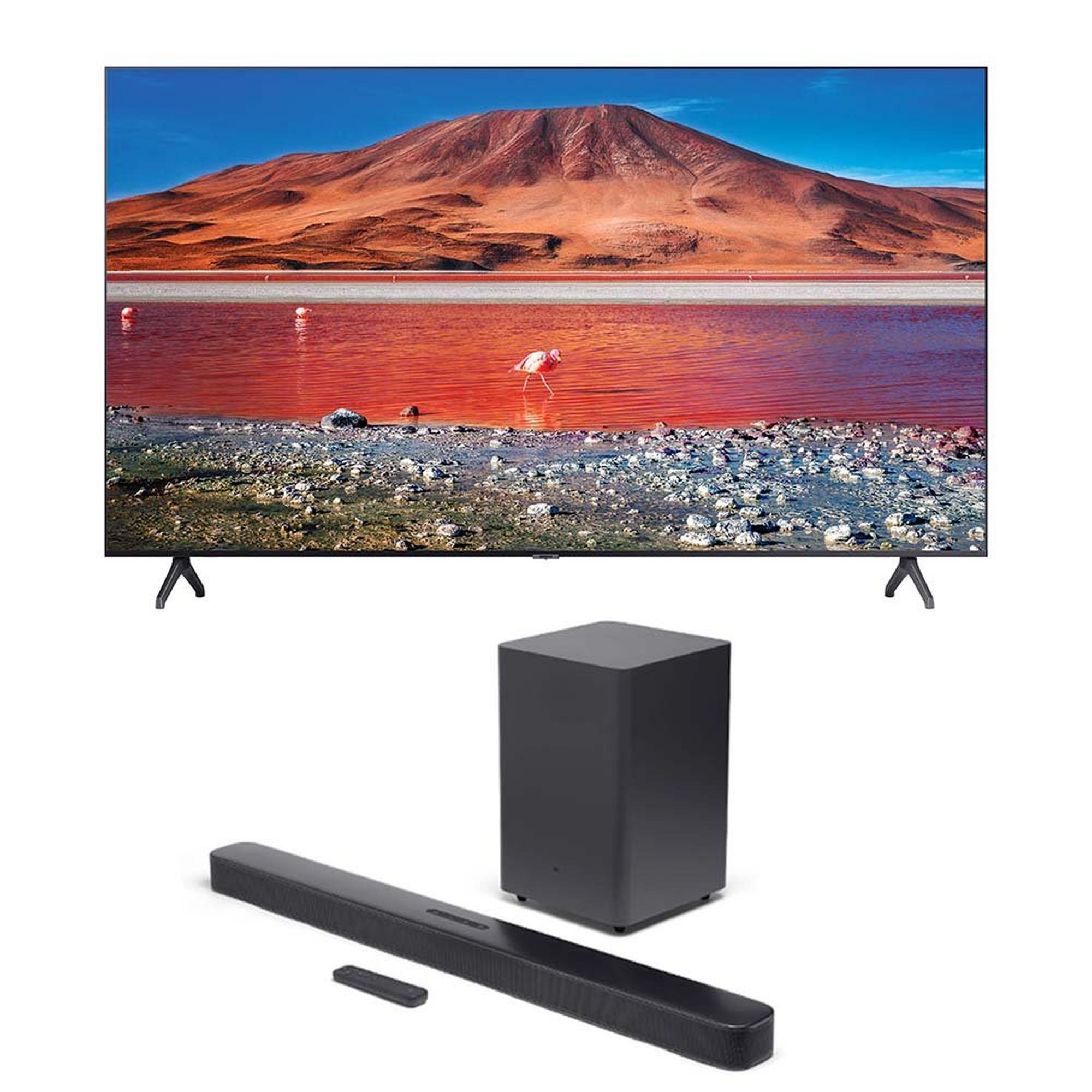 85" Samsung TV w/ JBL 2.1 Soundbar