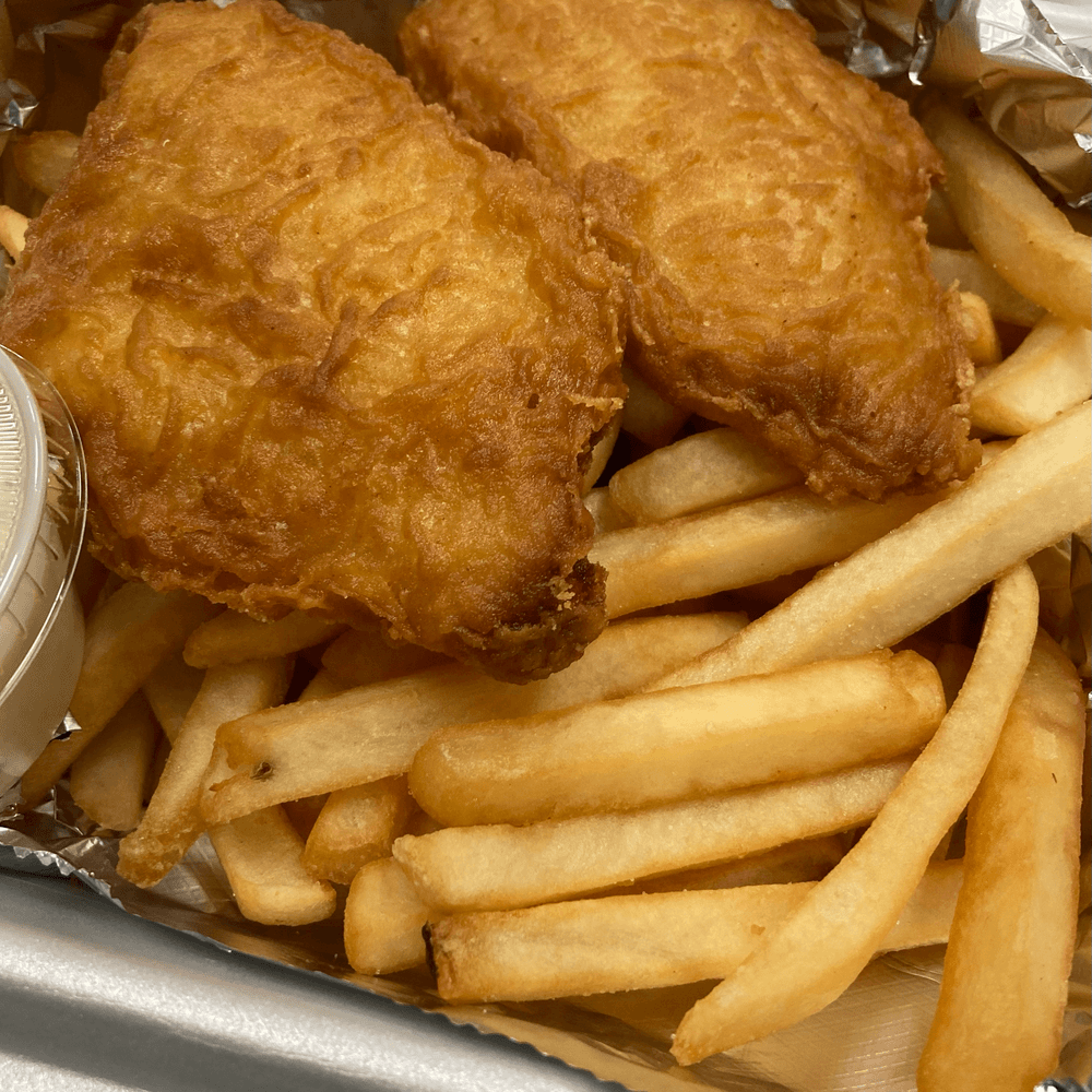 Fried Haddock Plate