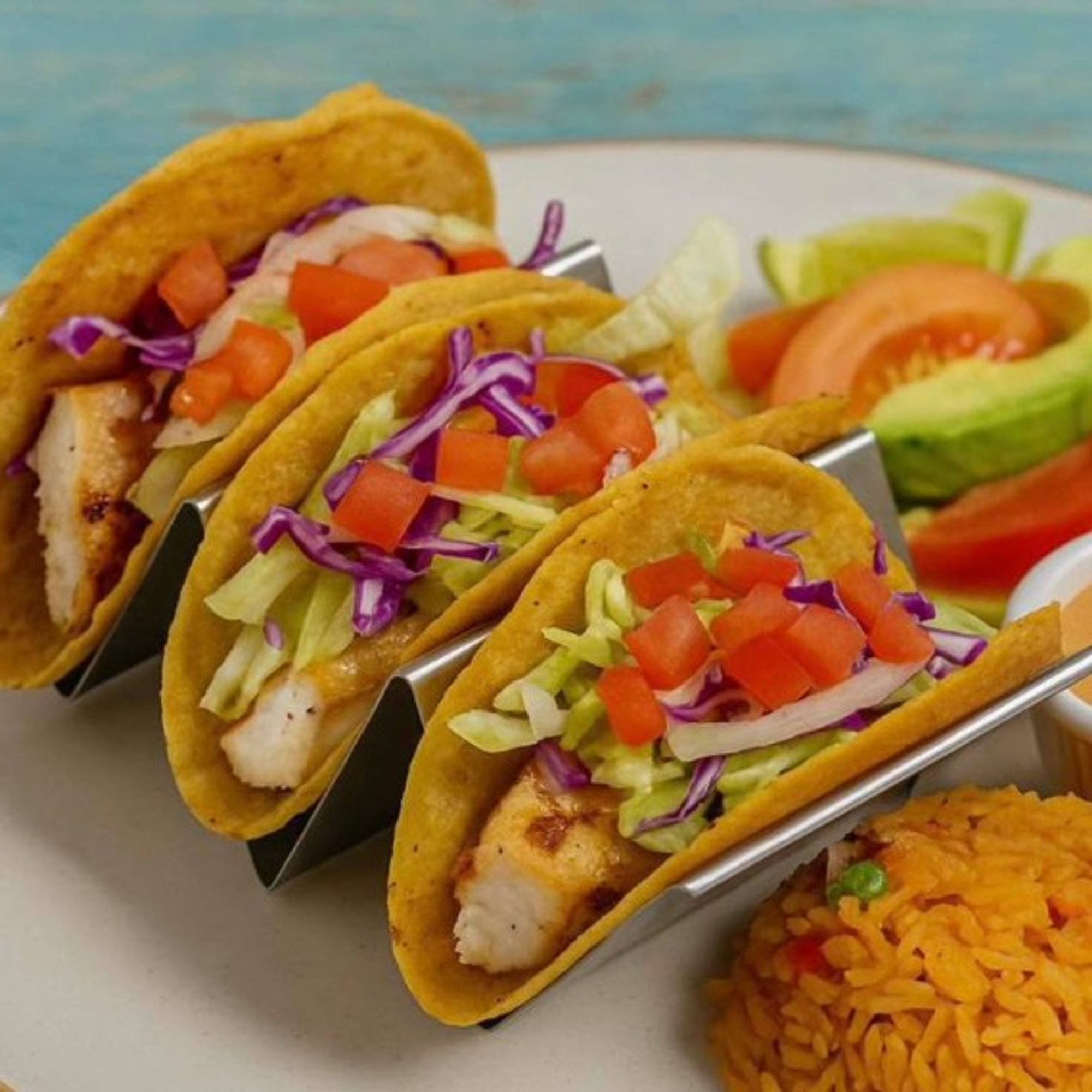 Pescado o Marisco Plato Tacos