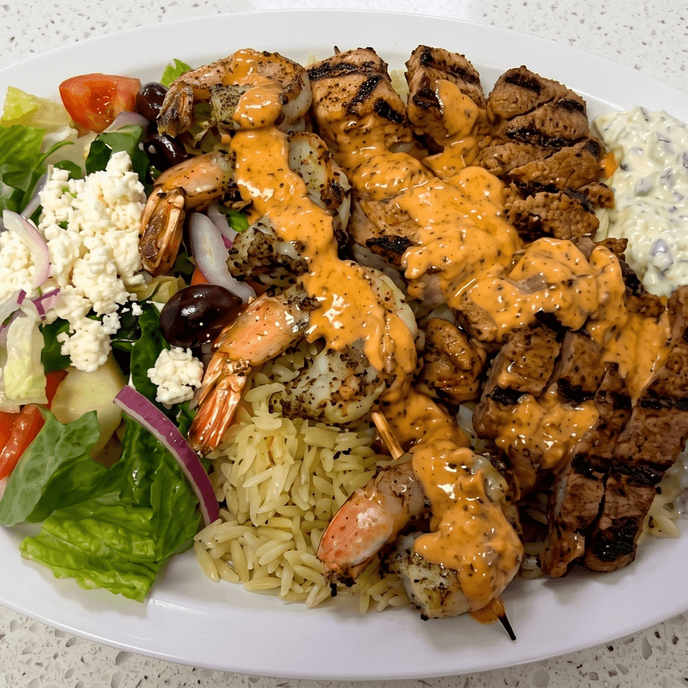Steak & Shrimp Plate