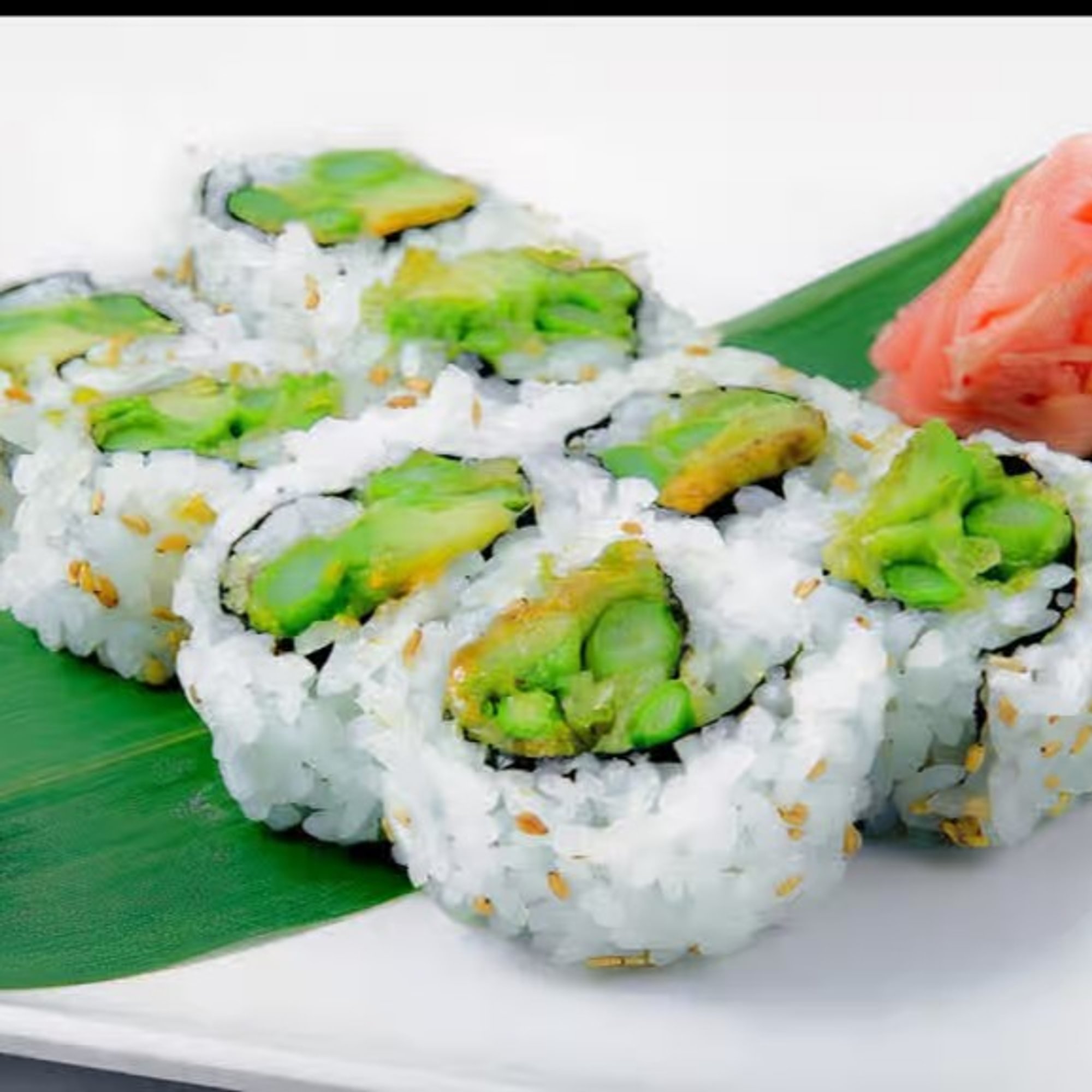 Asparagus Tempura Roll (Vegan)