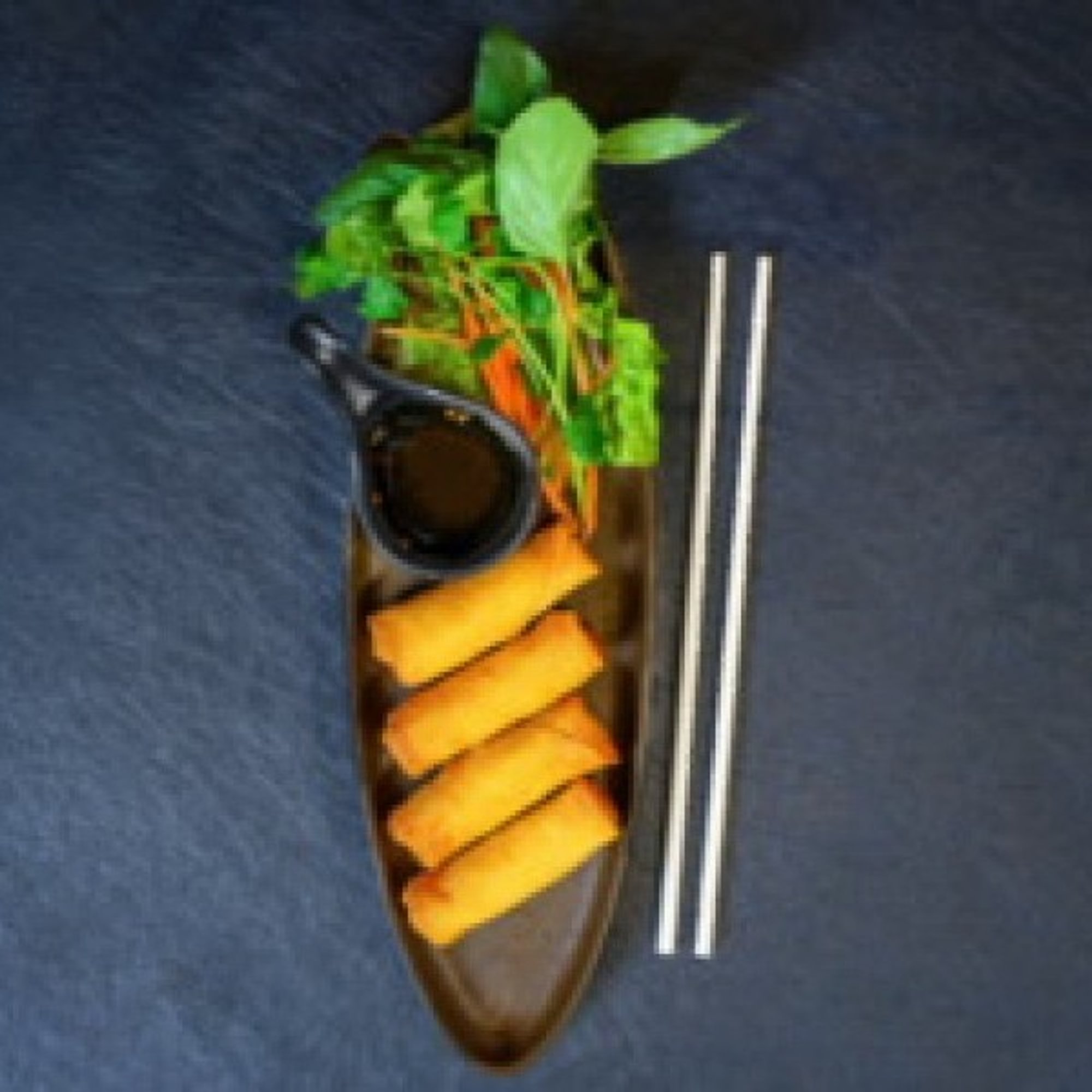 Pork & Taro Crispy egg rolls