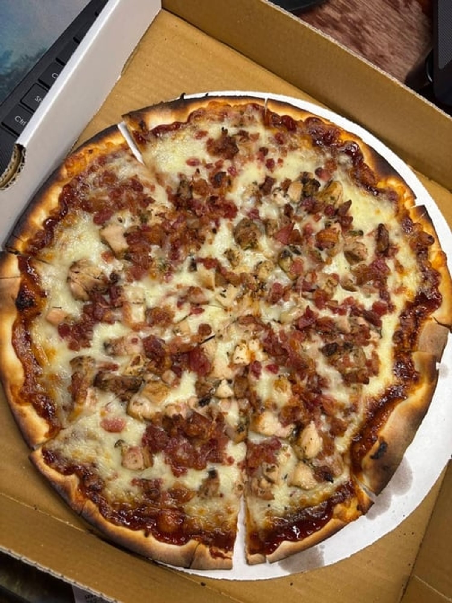BBQ Chicken Bacon Pizza