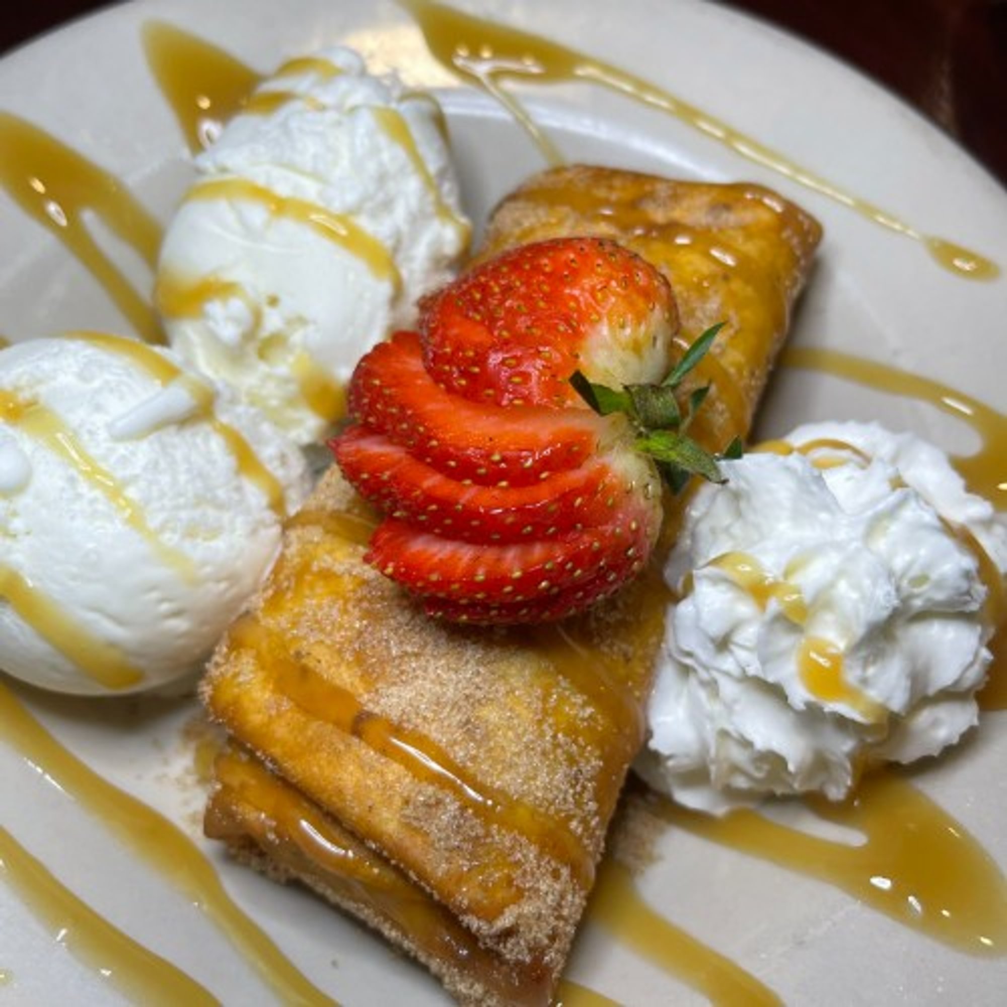 Cheese Cake Chimichanga
