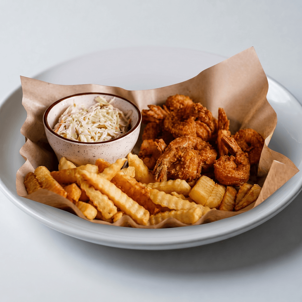 Fried Shrimp and Fries
