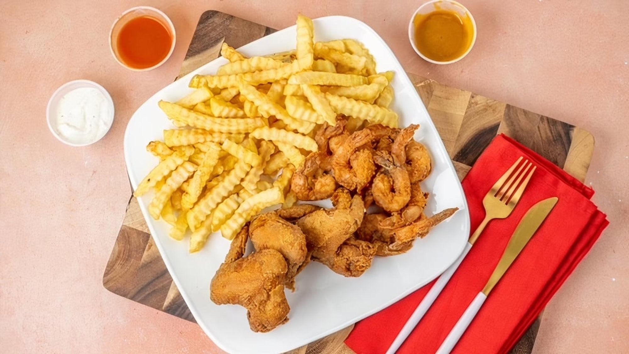 # 6. Wings & Shrimp