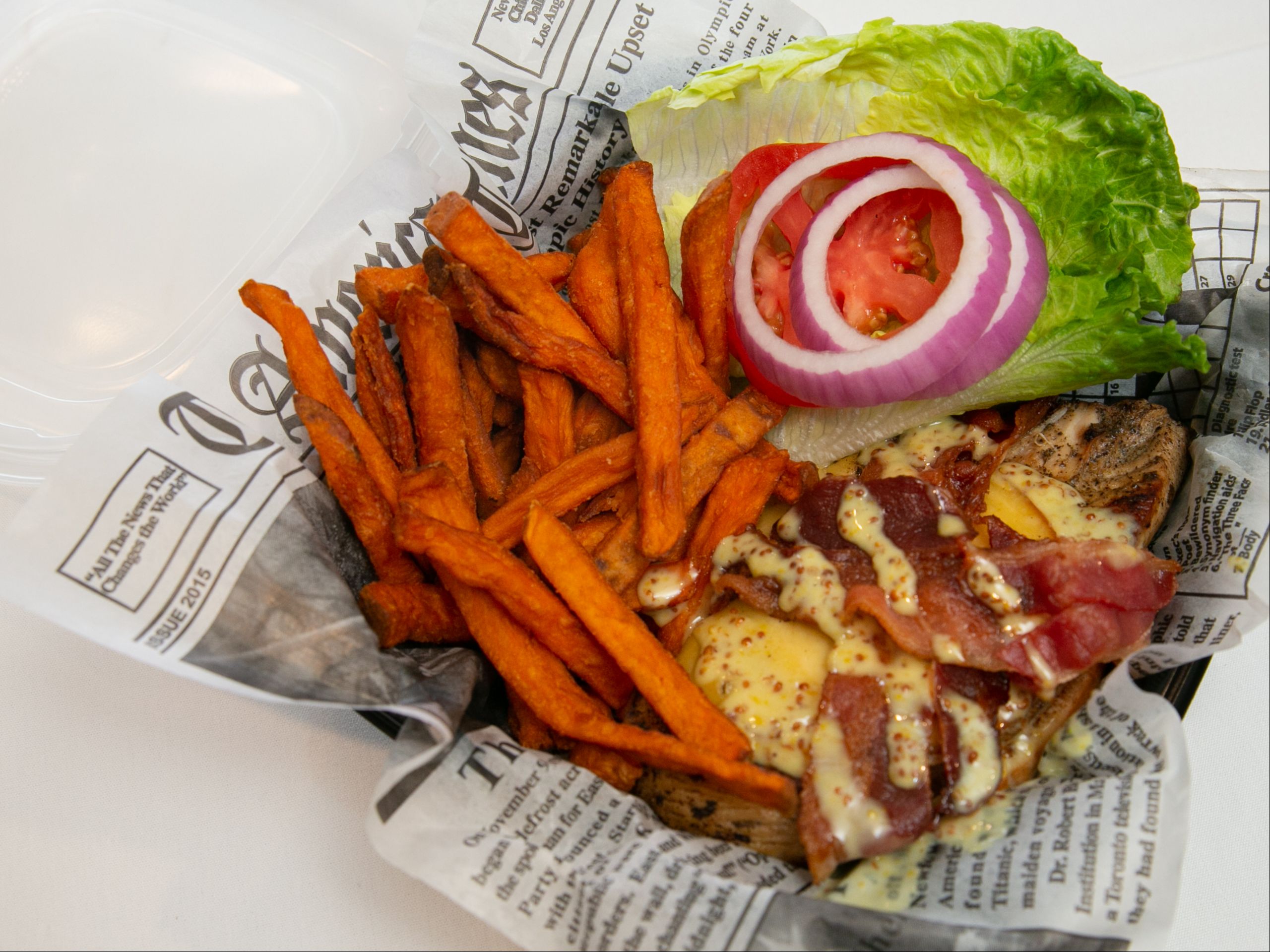 Sweet Tea Brined Chicken Sandwich w/ Choice of Side