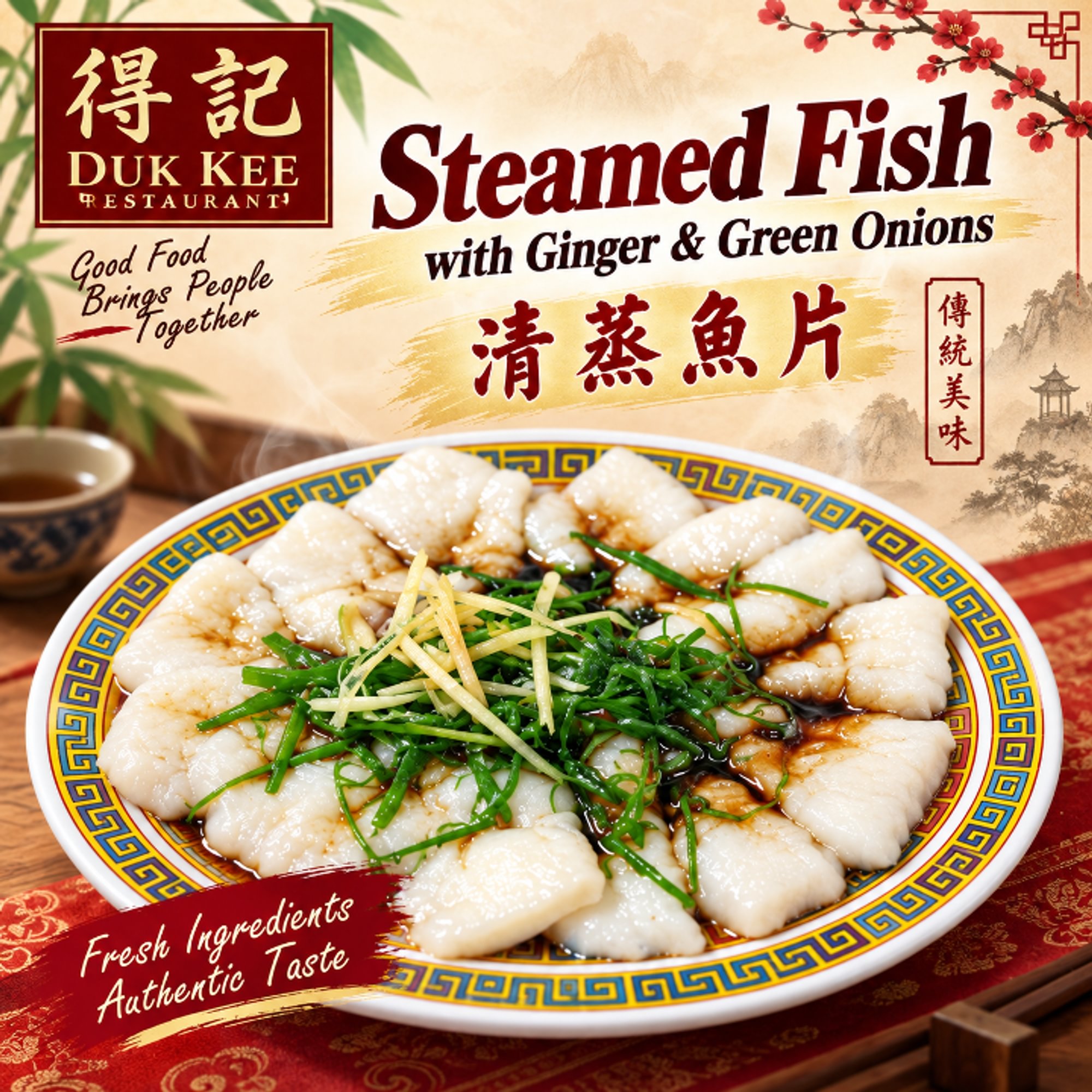 蒸魚 46.Steamed Fish