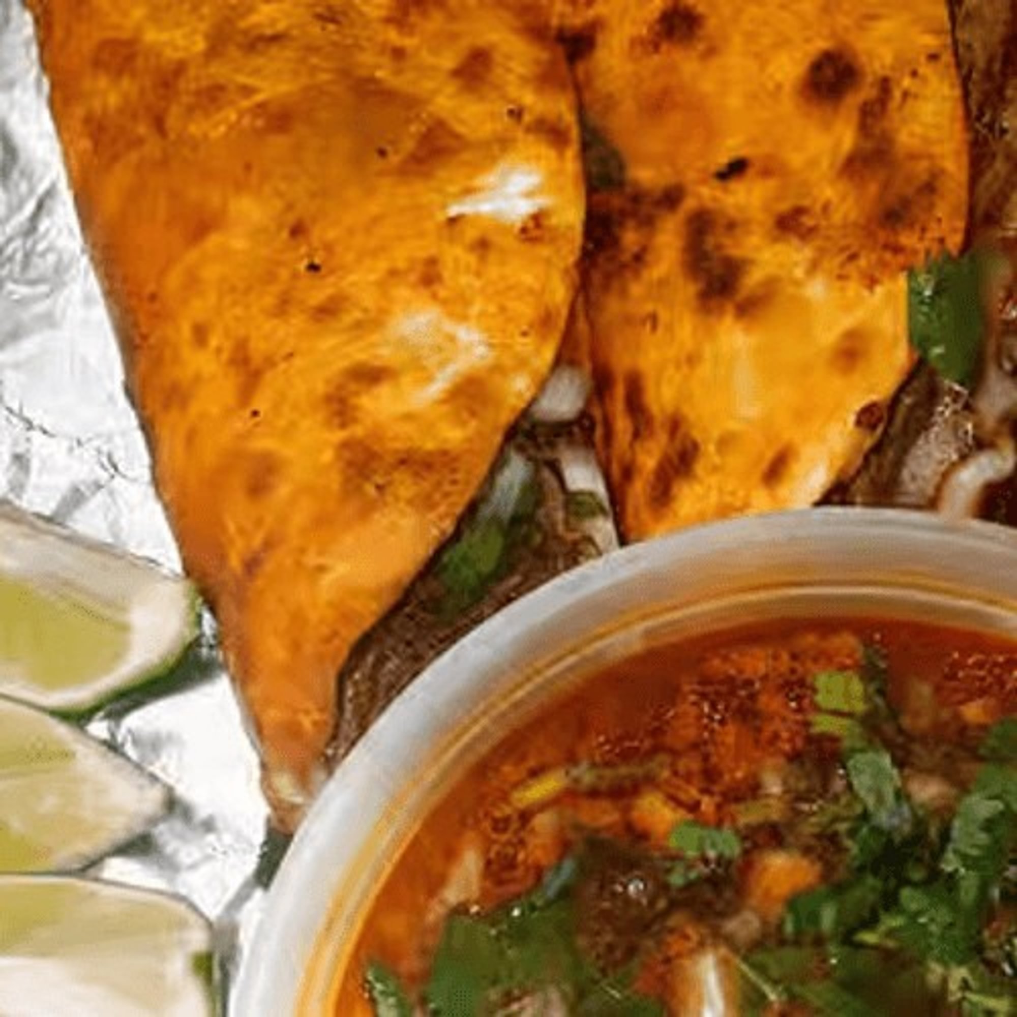 Chicken Quesabirria Tacos