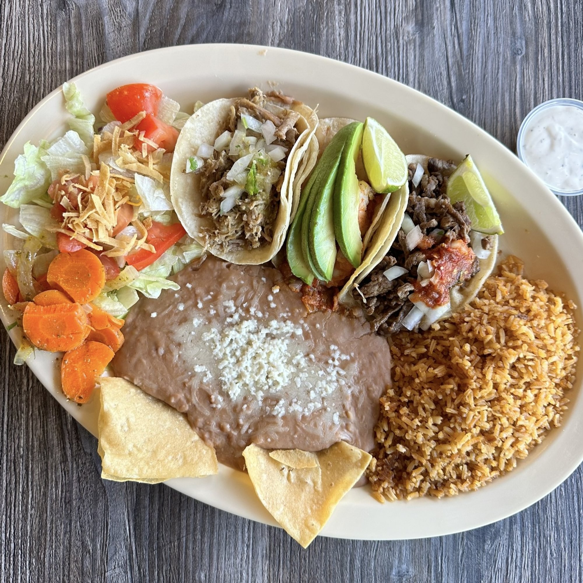 3 Soft Tacos Combo