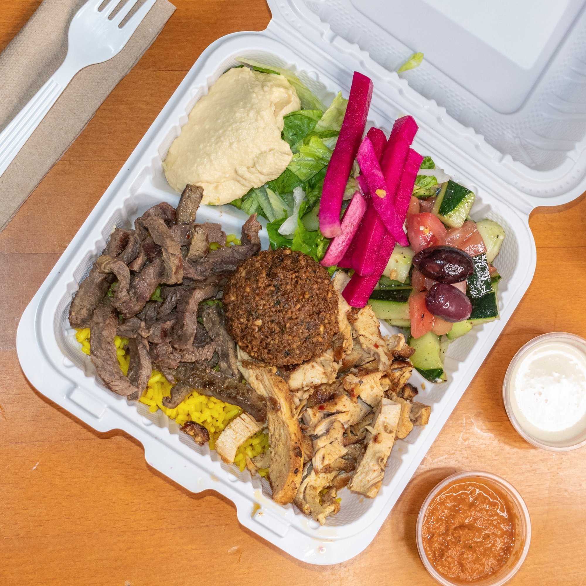 Mixed Shawarma Plate
