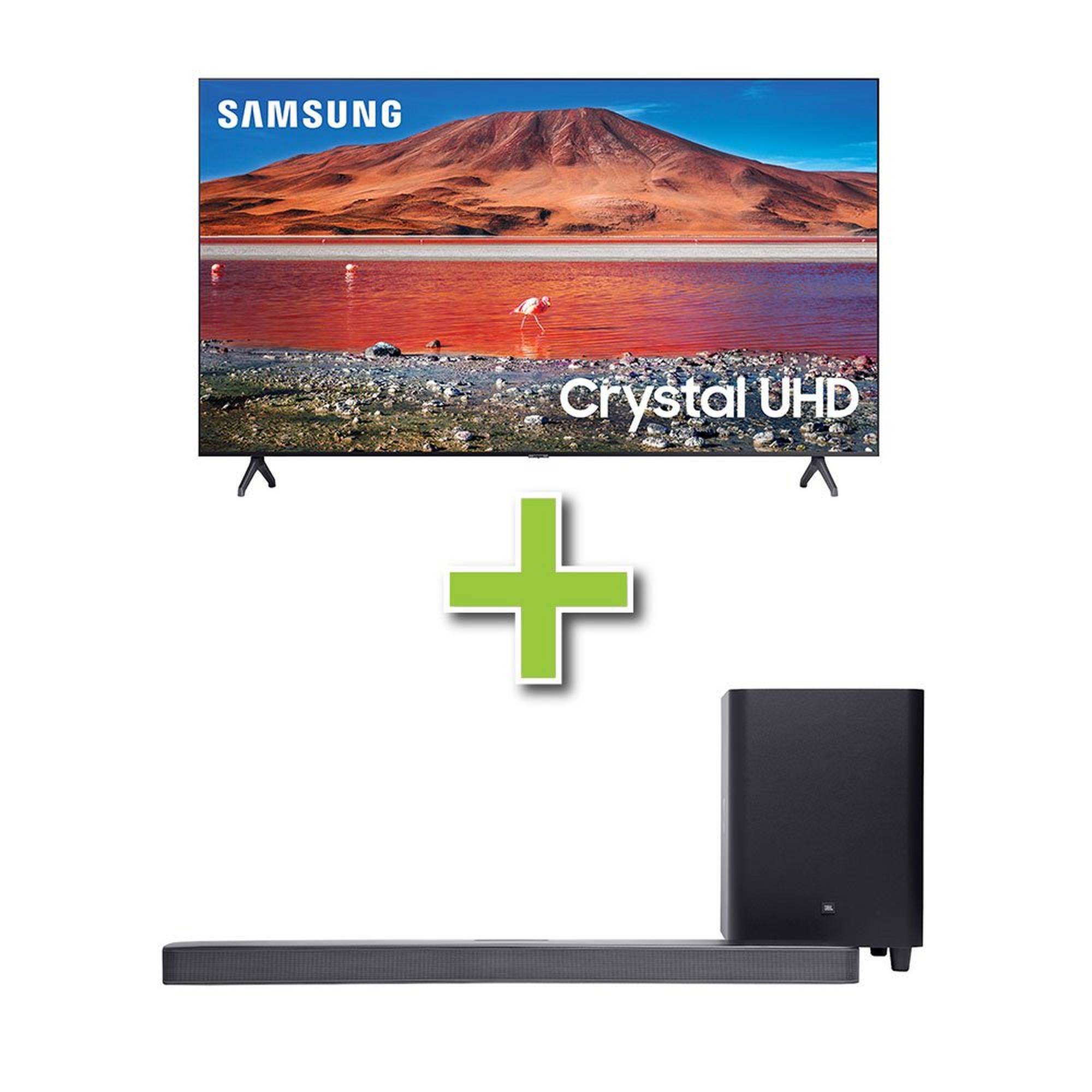 82" Samsung 4K Ultra HD Smart TV & JBL 5.1 ch Soundbar