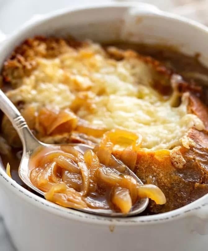 Led Zeppelin Dip Onion Soup
