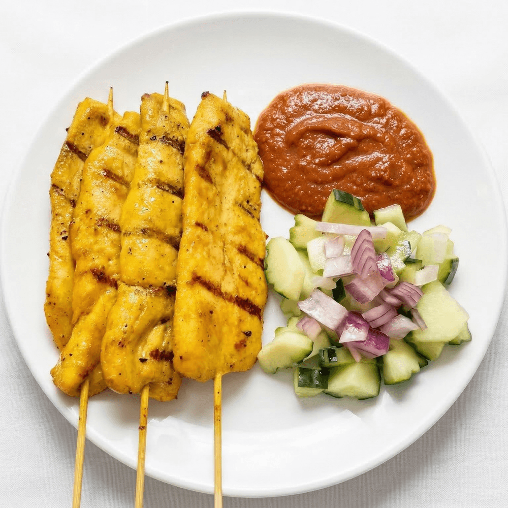 Satay Chicken (4pcs)