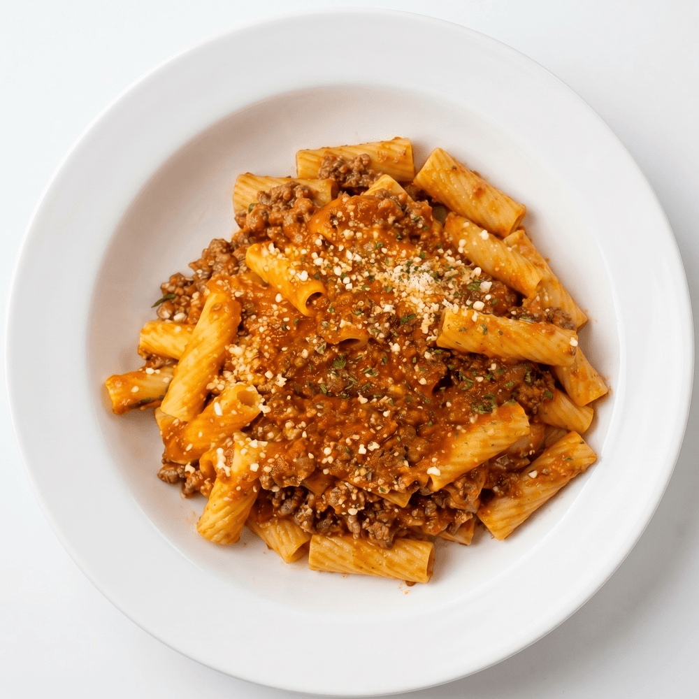 Penne with Meat Sauce