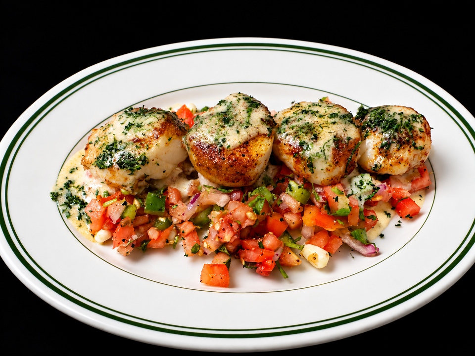 Blackened Scallops