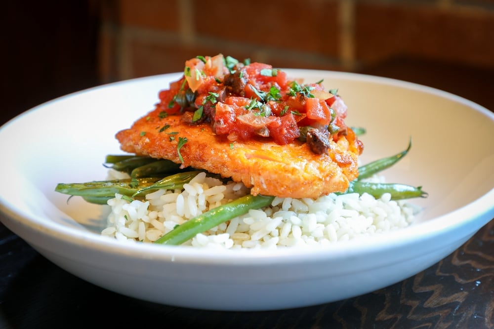 Salmon Puttanesca