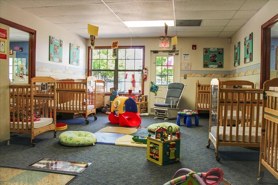 Our Infant Room is warm and cozy with lots of natural light and fun activities for our babies to enjoy.