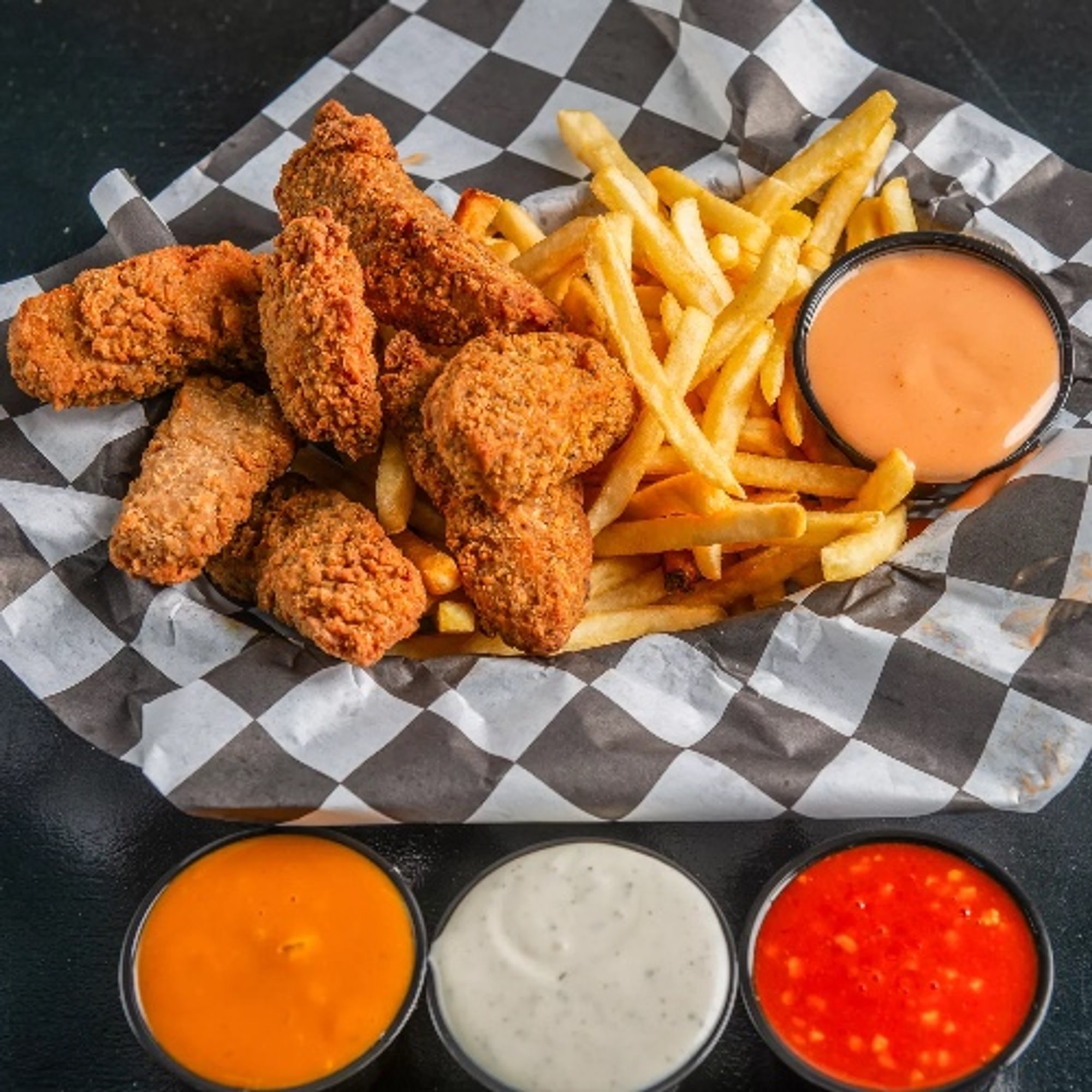 Basket of Wings & Fries