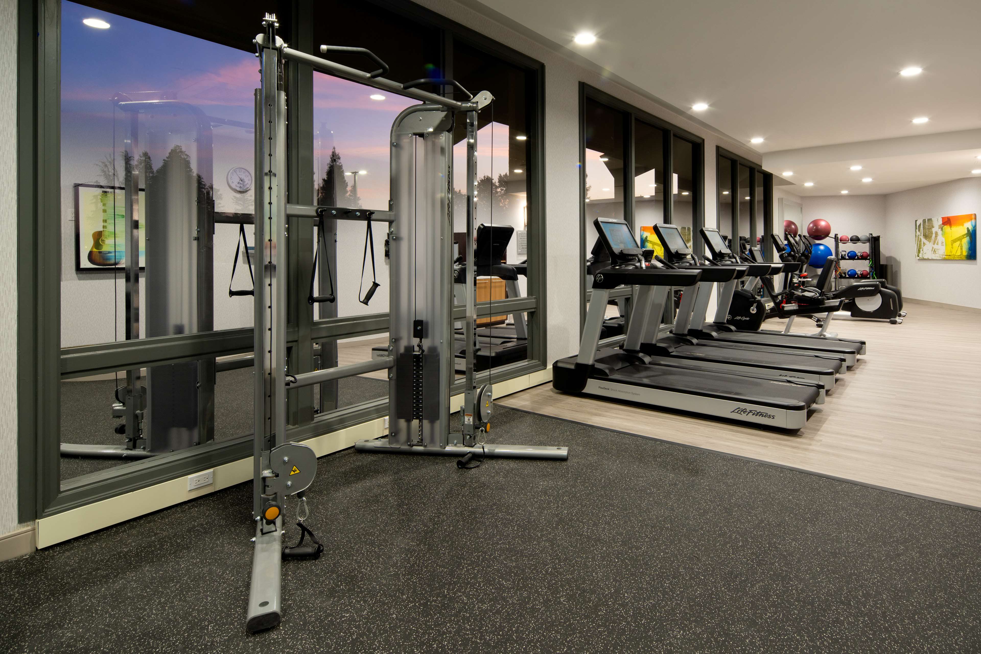 Health club  fitness center  gym