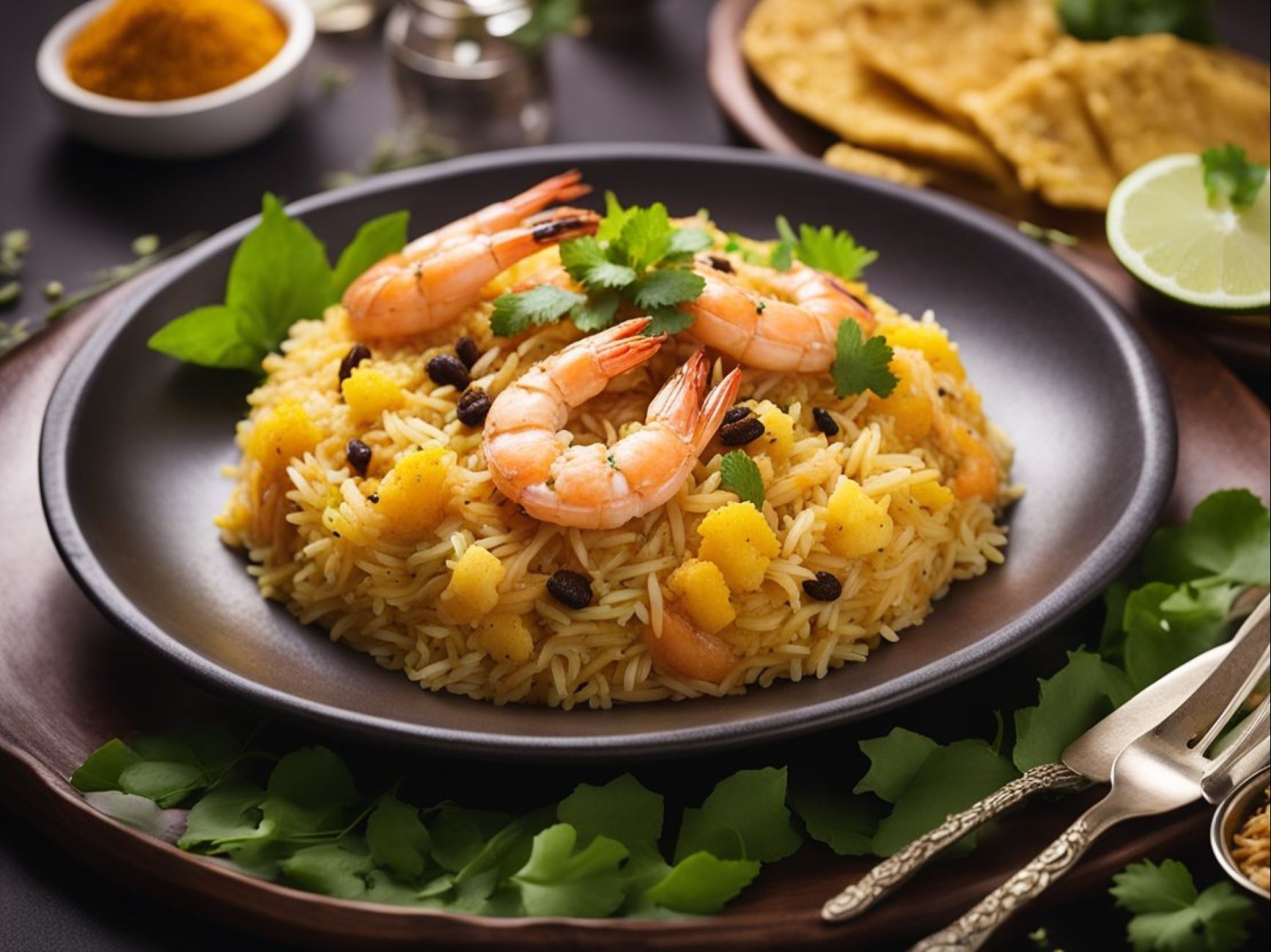 Shrimp Biryani
