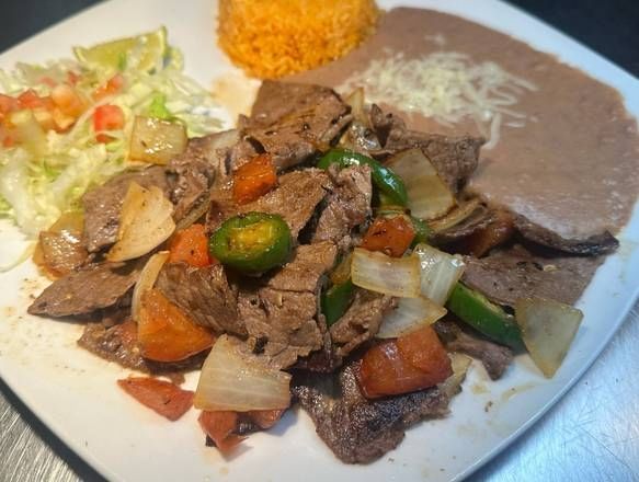 Bistec a La Mexicana