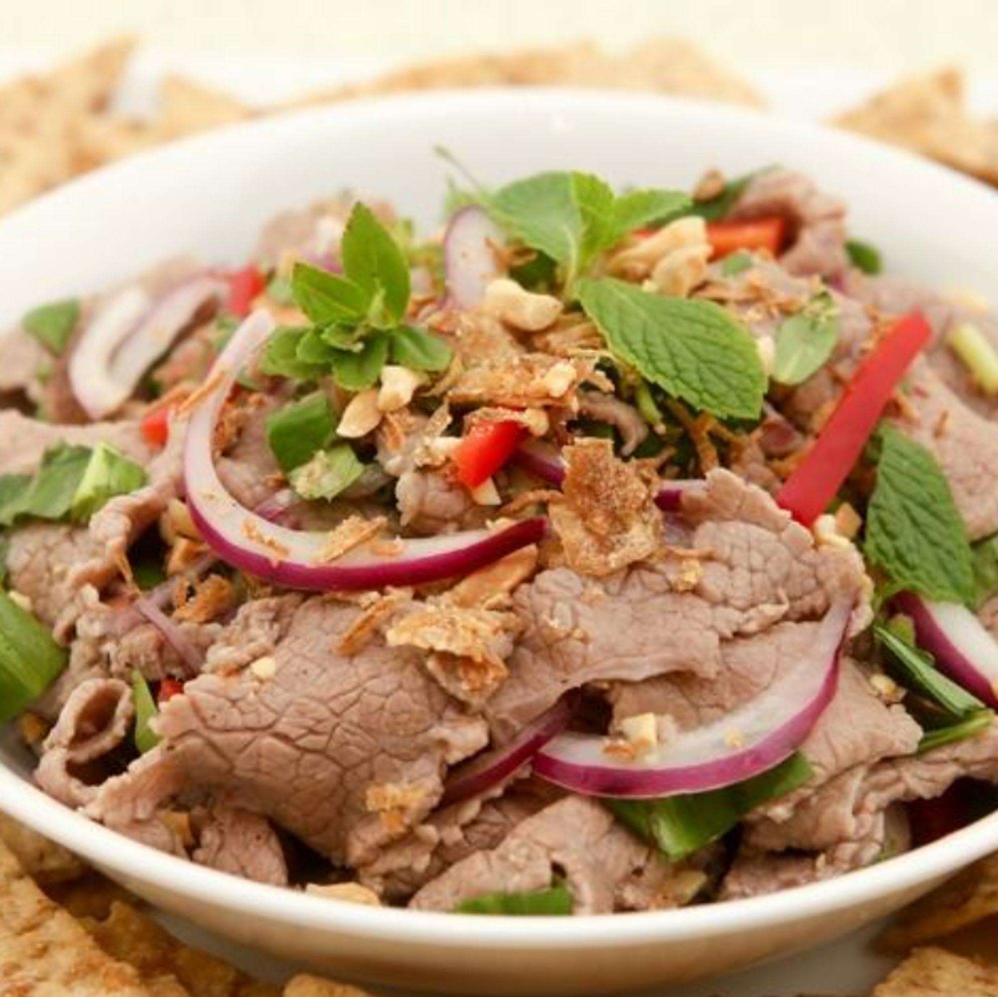 Rare Steak in Lime Juice/Bỏ Tài Chanh
