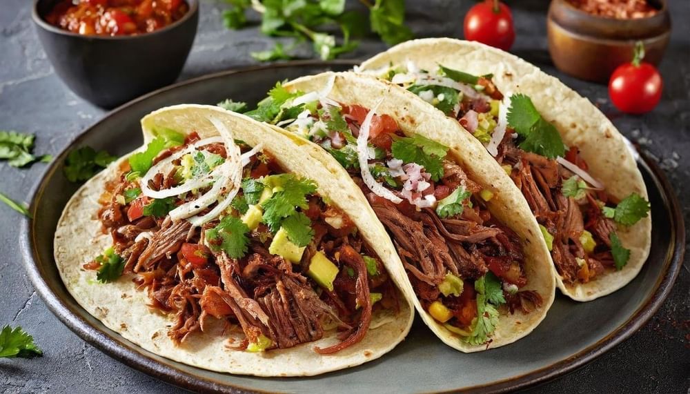 Pulled Beef Barbacoa Tacos