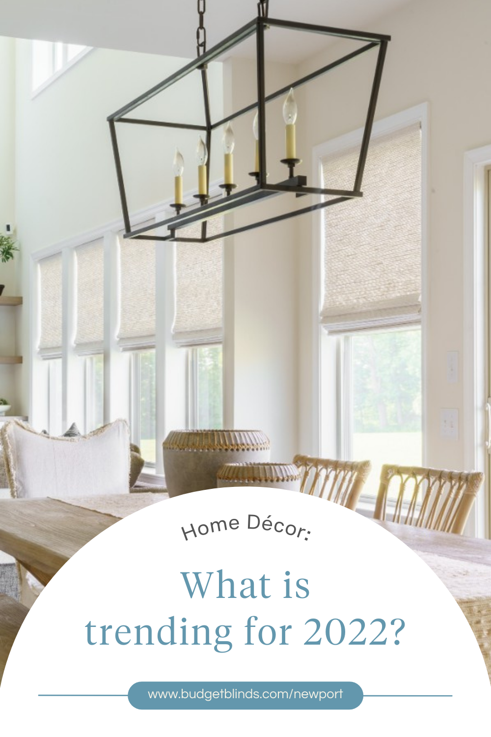 What are our customers asking for the most right now? Roman shades and roller shades in natural and sustainable materials like bamboo and woven wood.