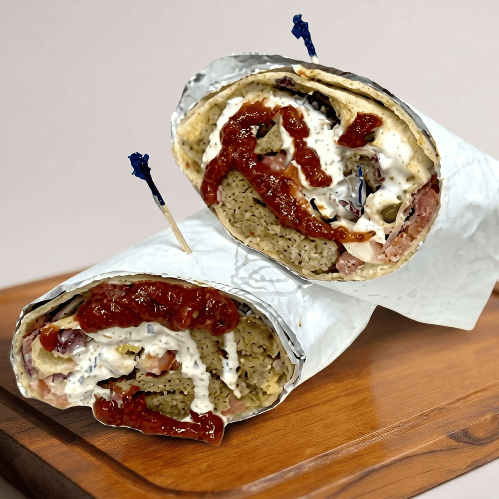 Ground Beef Kebab Wrap