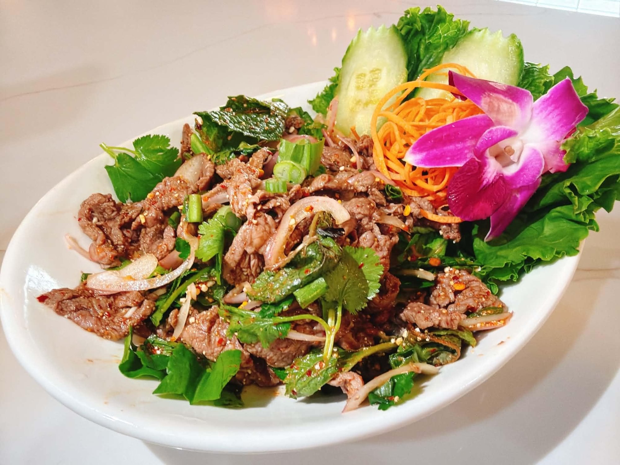 Nam Tok Nua (Beef Salad)