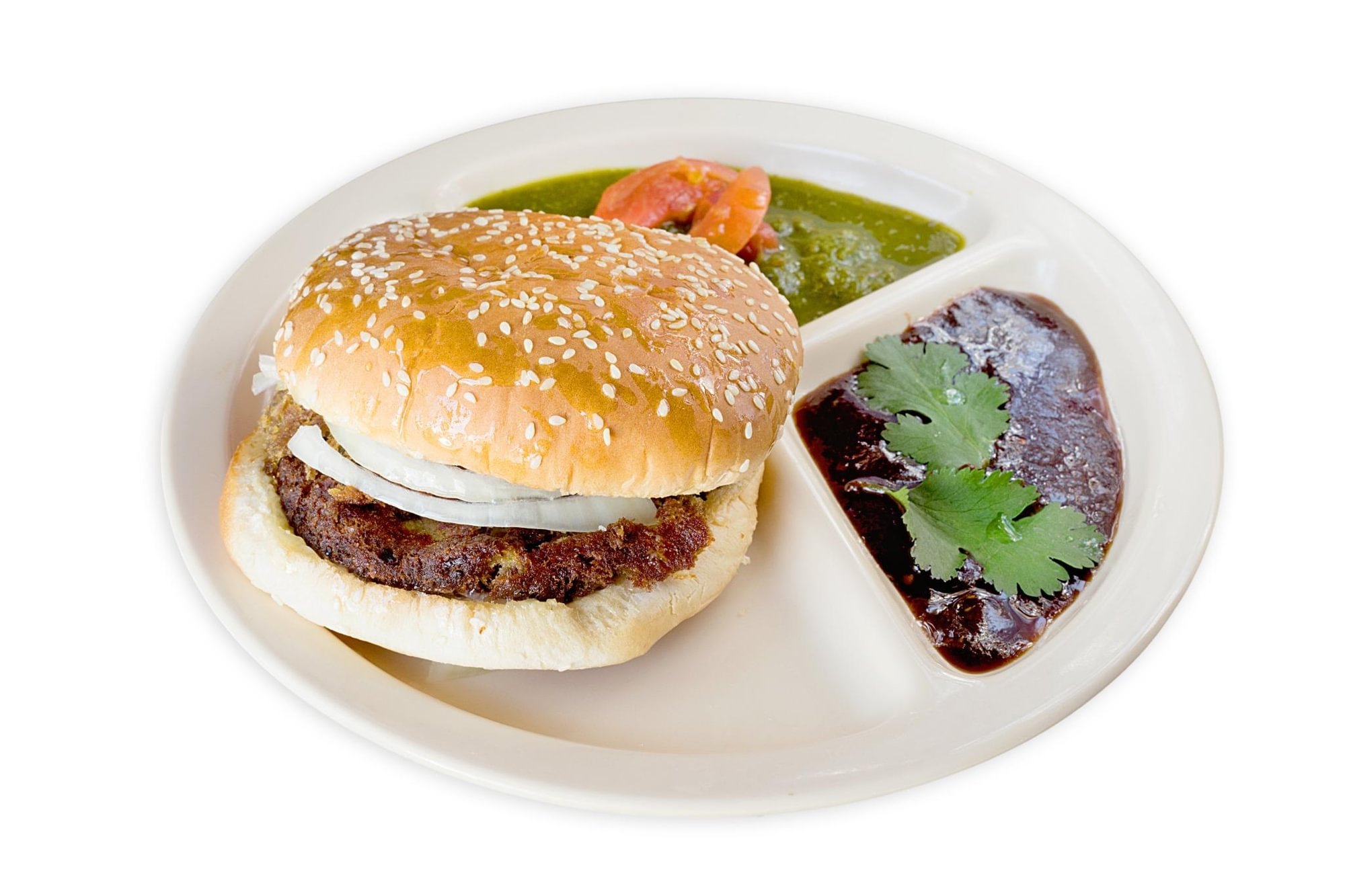 Beef Shami Bun Kabob