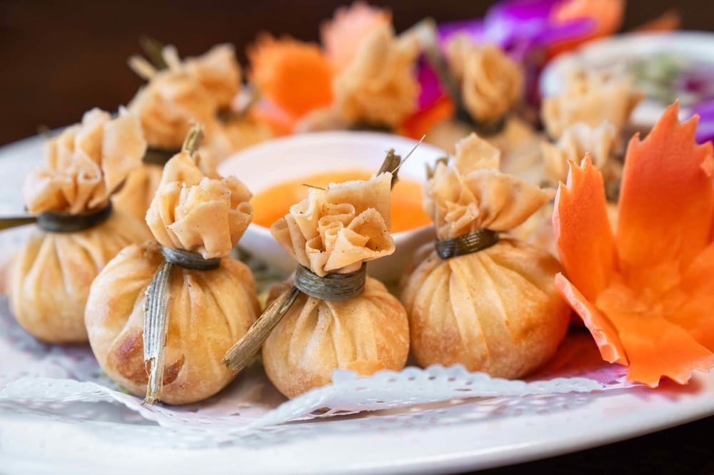 Golden Flower Pastries