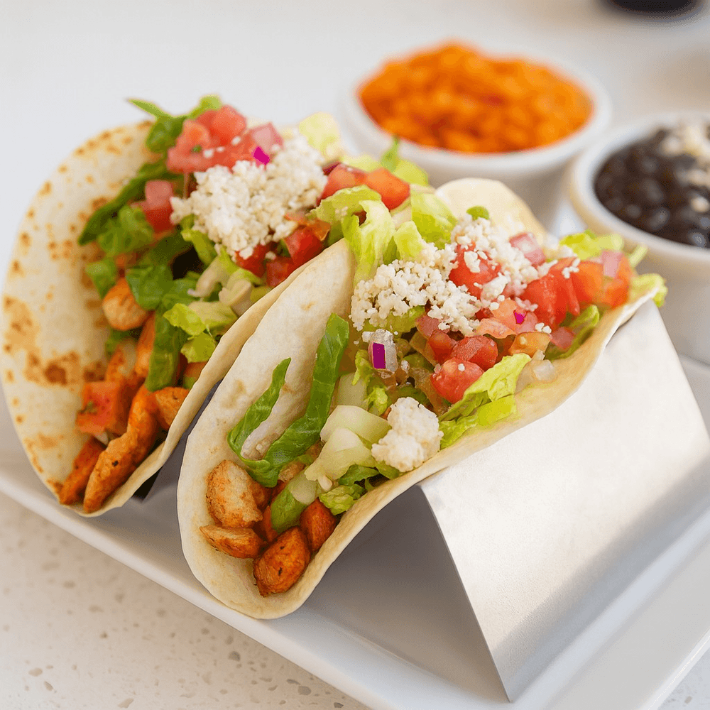 Chicken taco plate