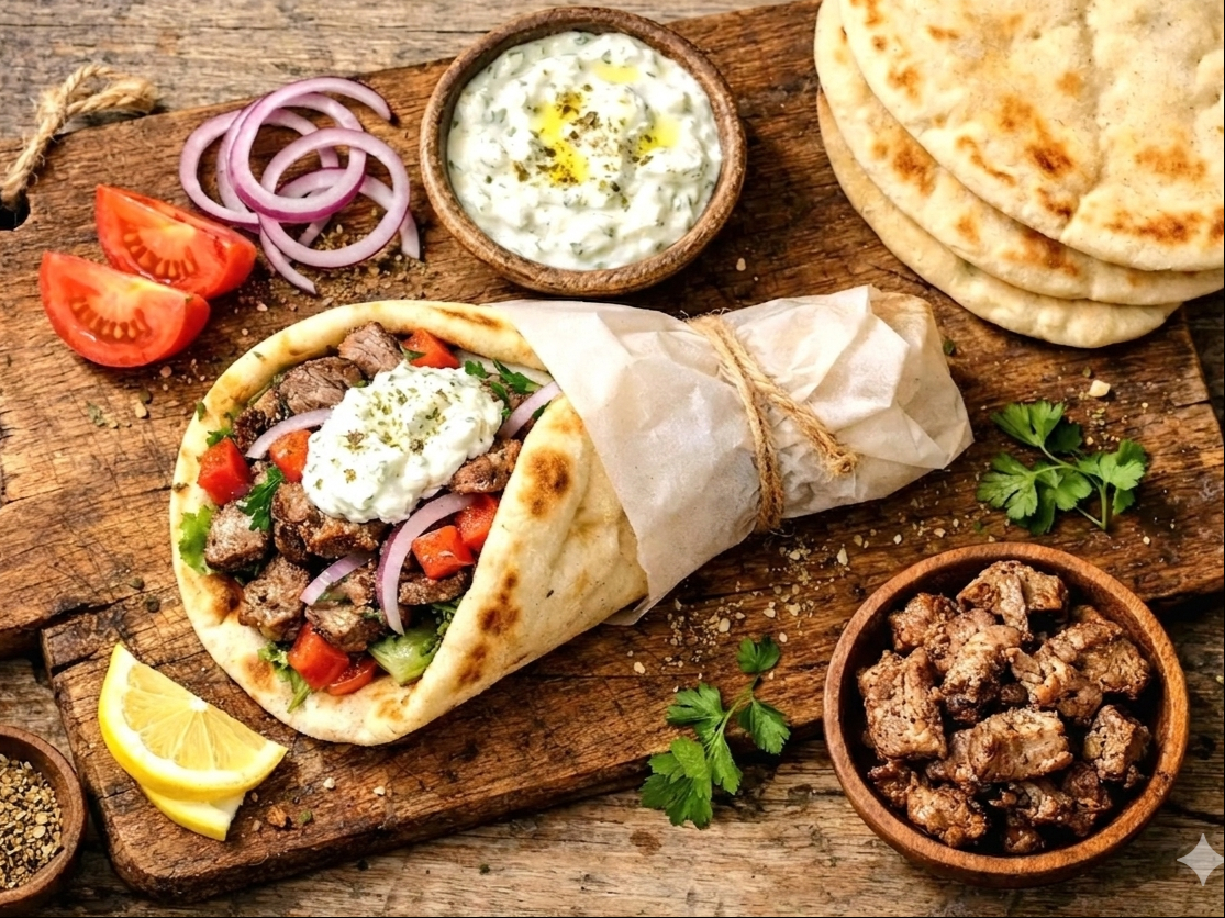 Lamb Kabab Wrap