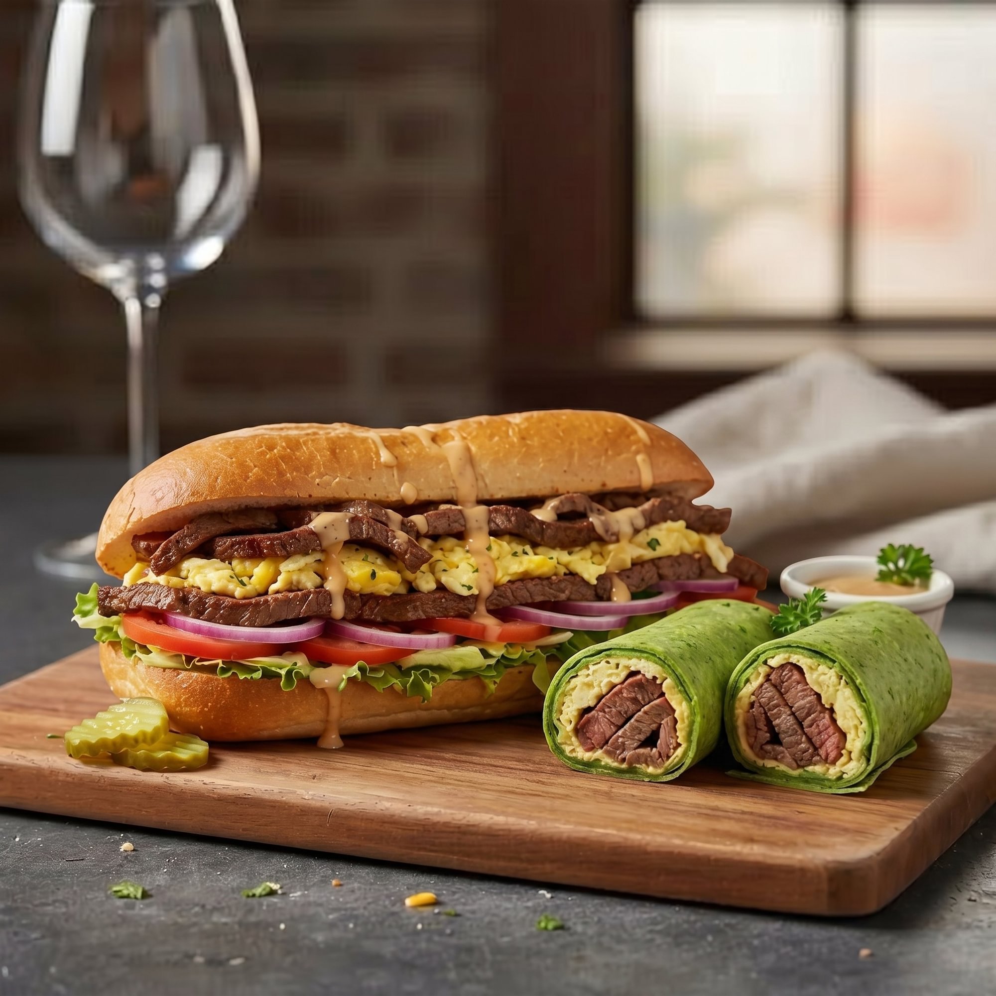 Steak and Egg Sub