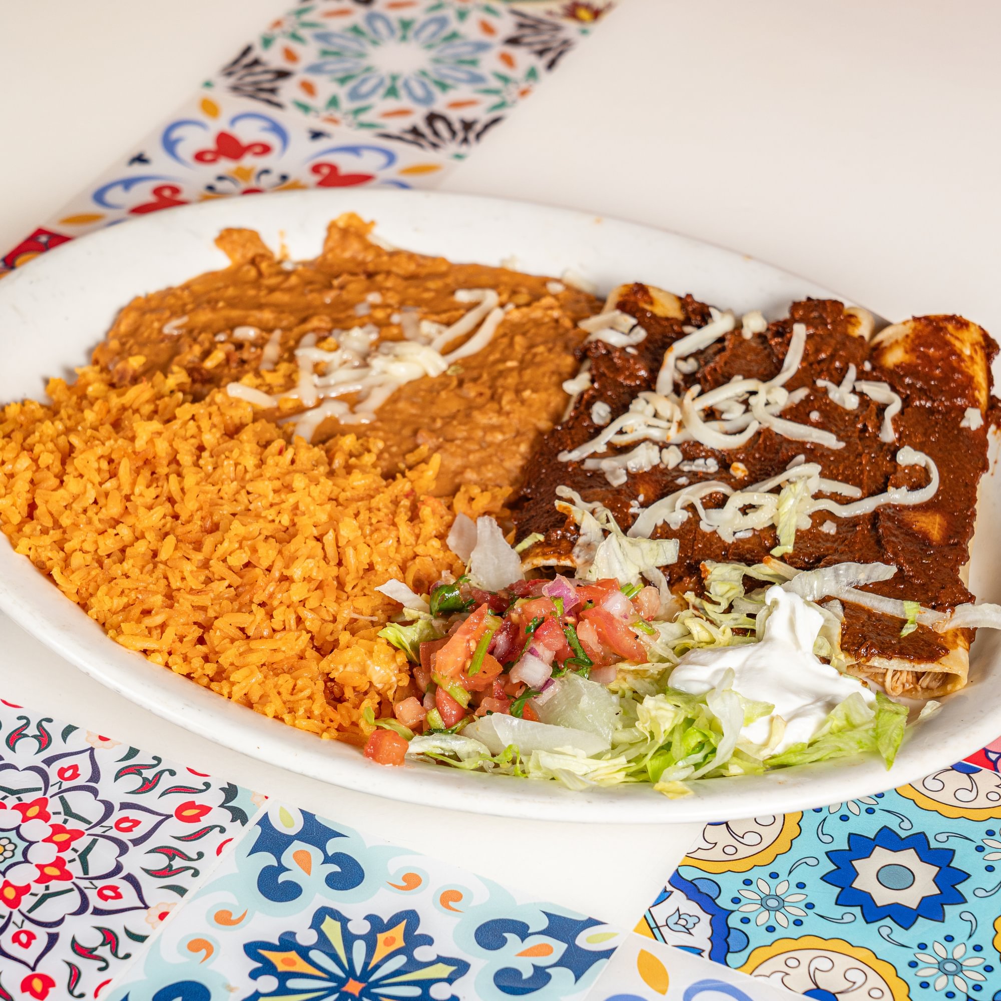 Enchiladas Con Mole
