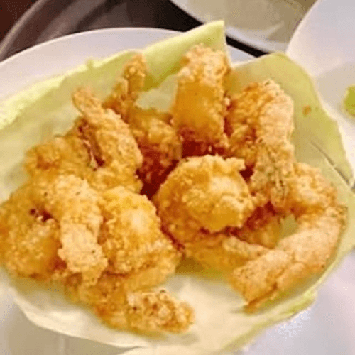 Tôm Rang Trứng Muối - Shrimp in the Golden Basin