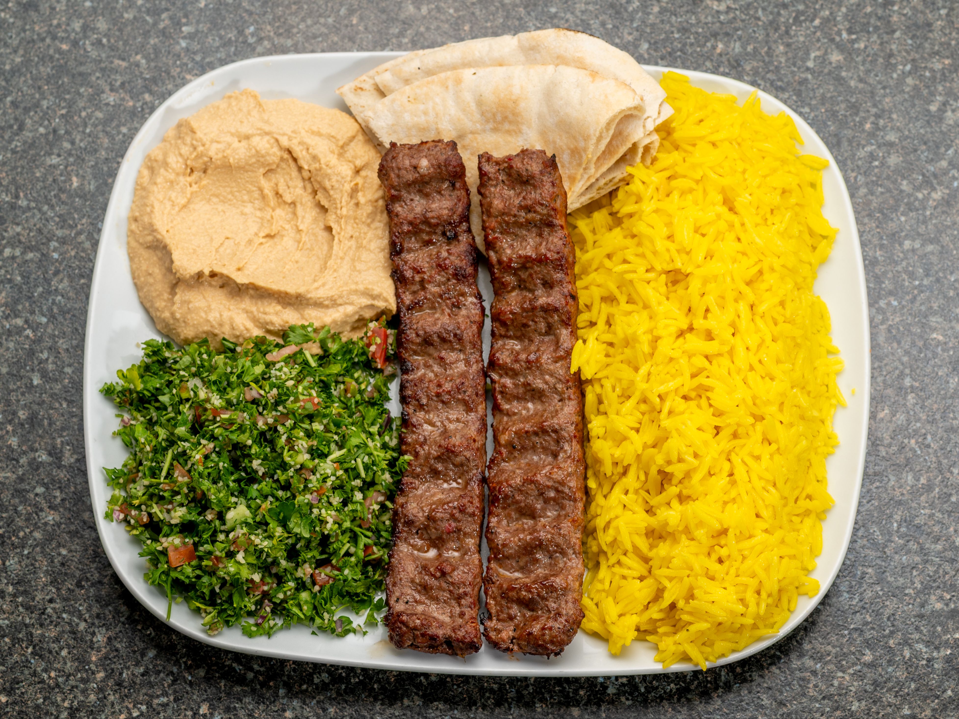 Beef Kabob Plate