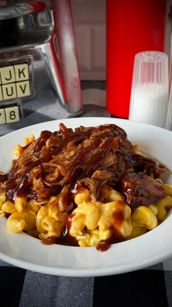 BBQ Pork Mac & Cheese