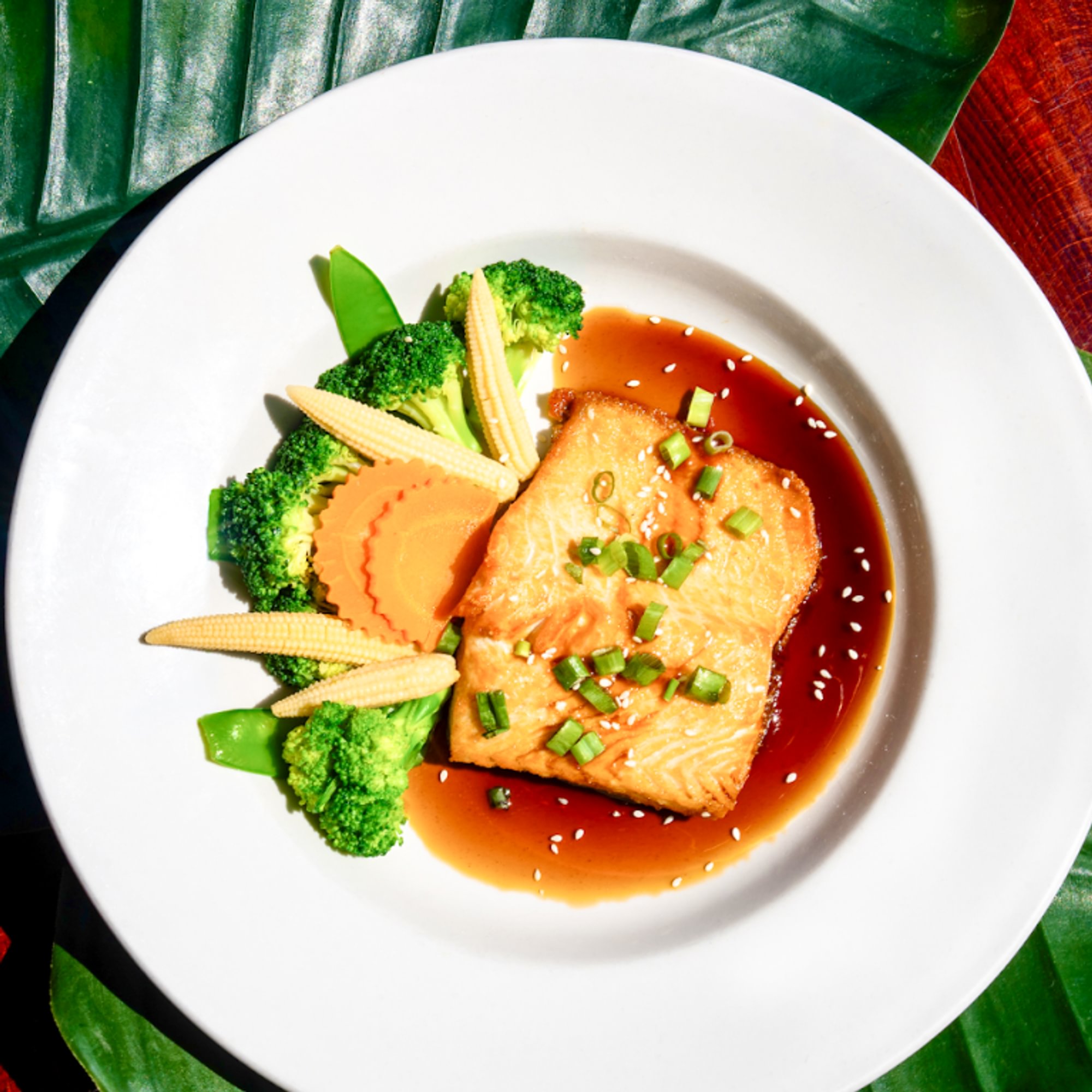 Grilled Teriyaki Salmon